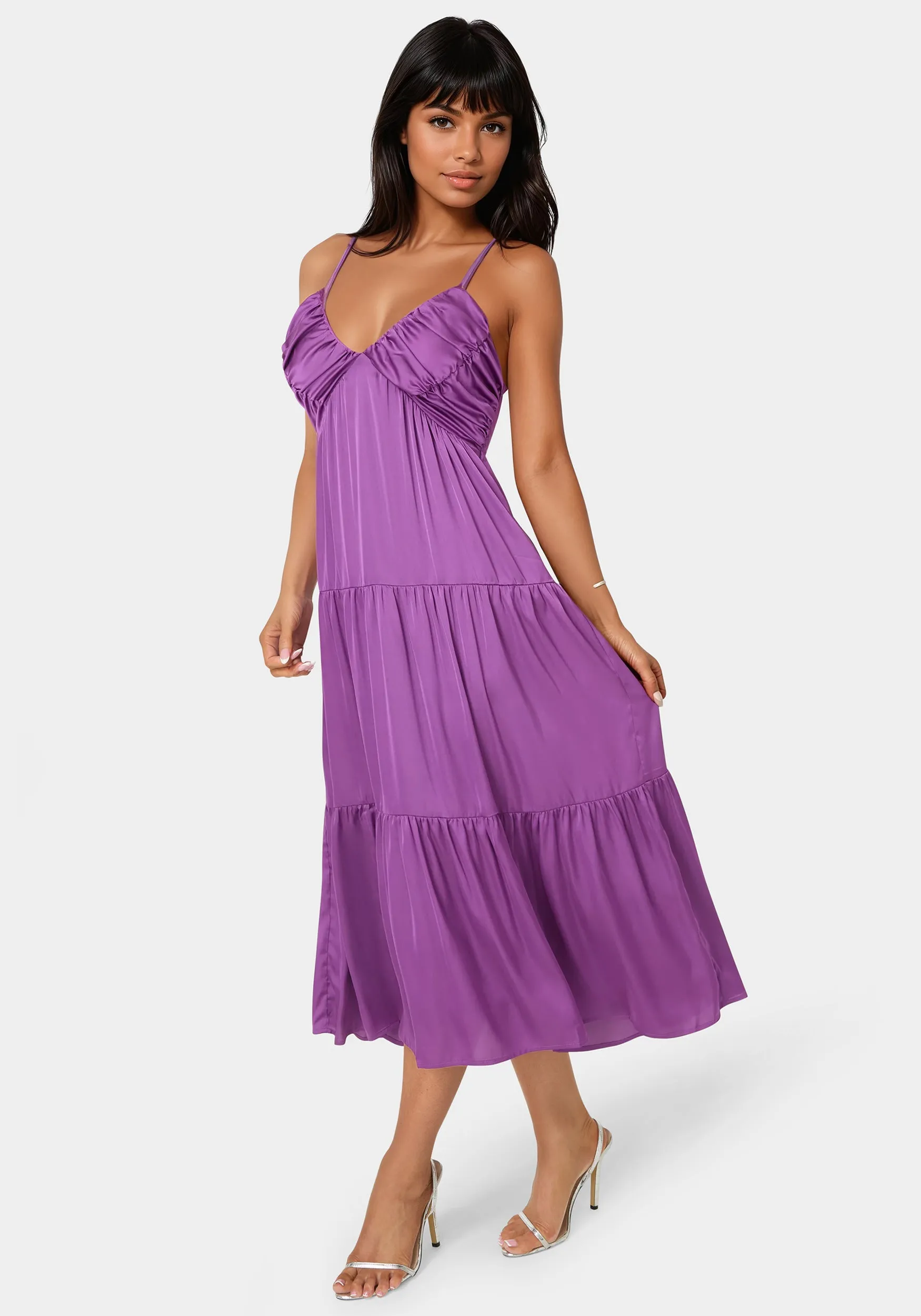 Tiered Maxi Sundress sold by Bebe product image thumbnail 2