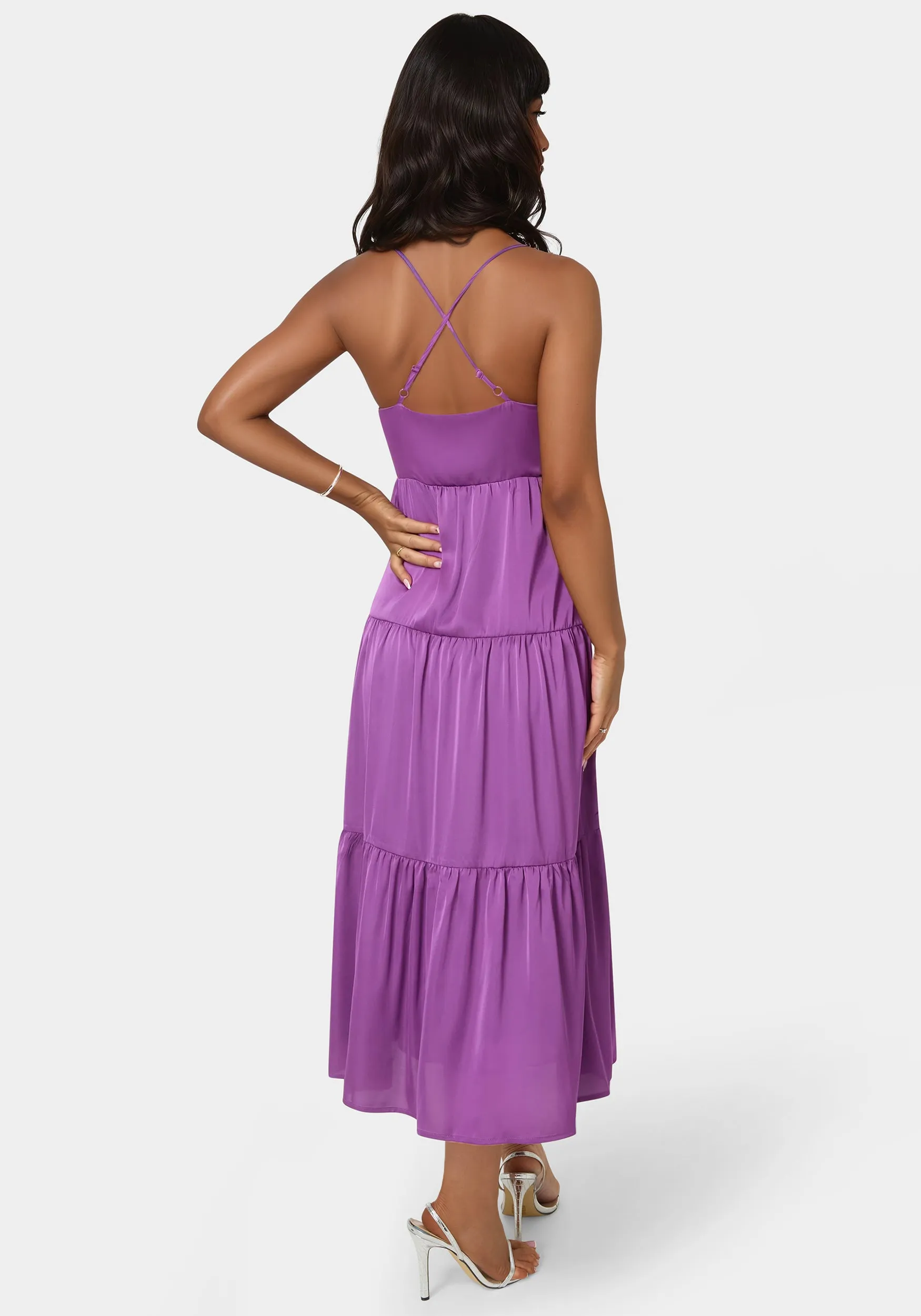 Tiered Maxi Sundress sold by Bebe product image thumbnail 4