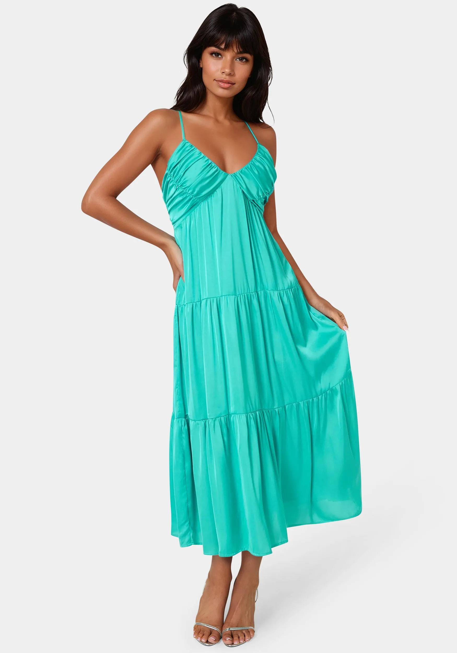 Tiered Maxi Sundress sold by Bebe product image thumbnail 2