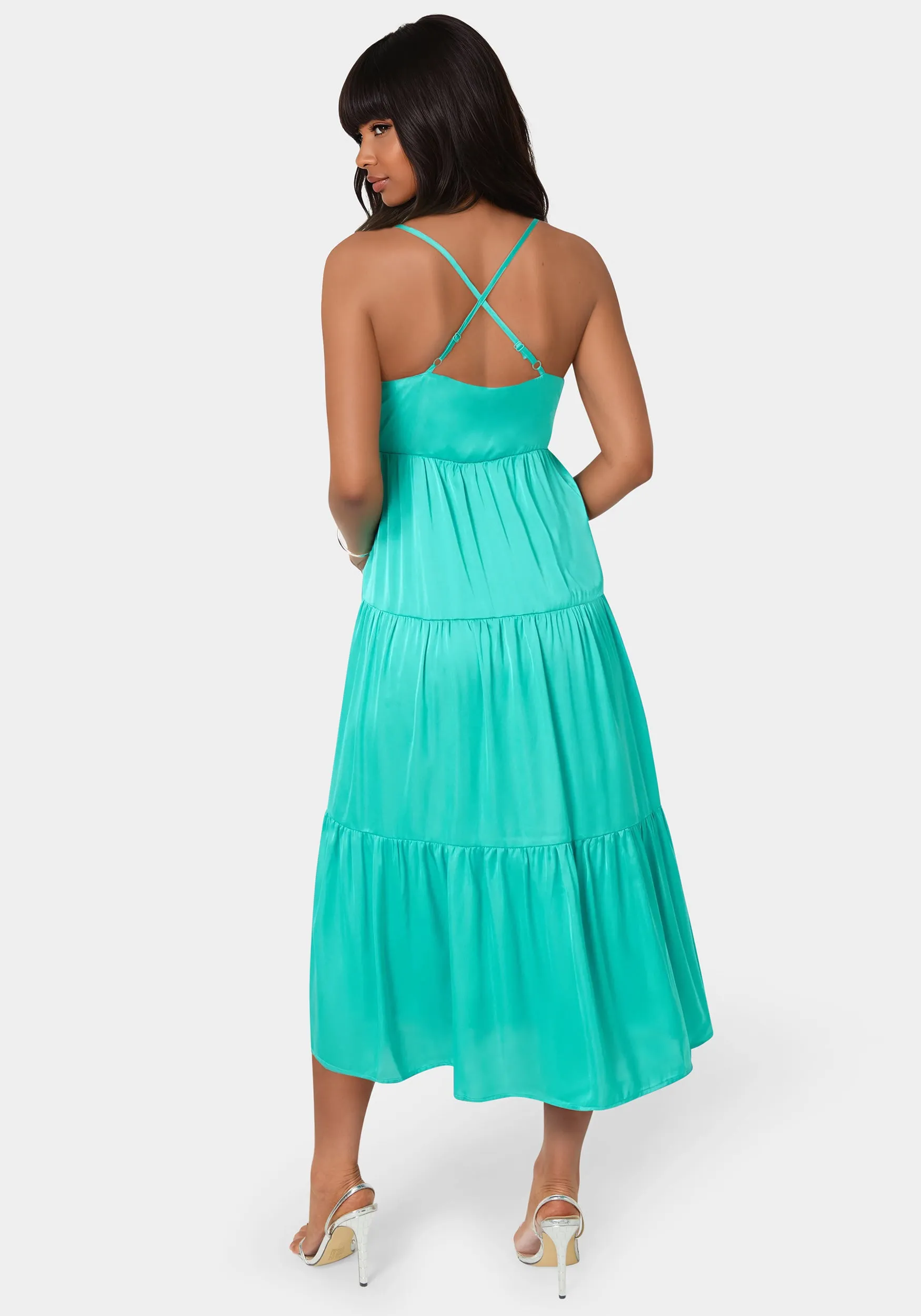 Tiered Maxi Sundress sold by Bebe product image thumbnail 4