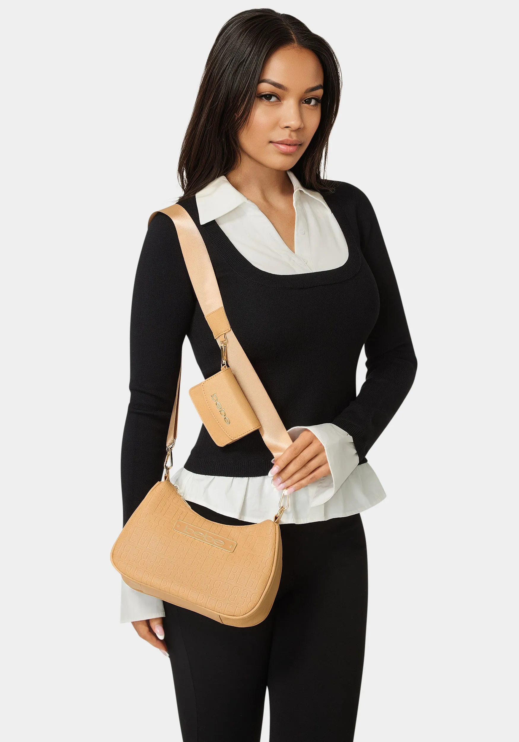 Thea Crossbody With Card Case sold by Bebe