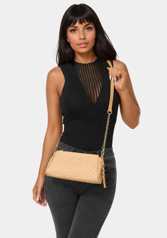 Adela Monogram Baguette Crossbody sold by Bebe