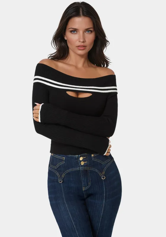 Off Shoulder Sweater sold by Bebe