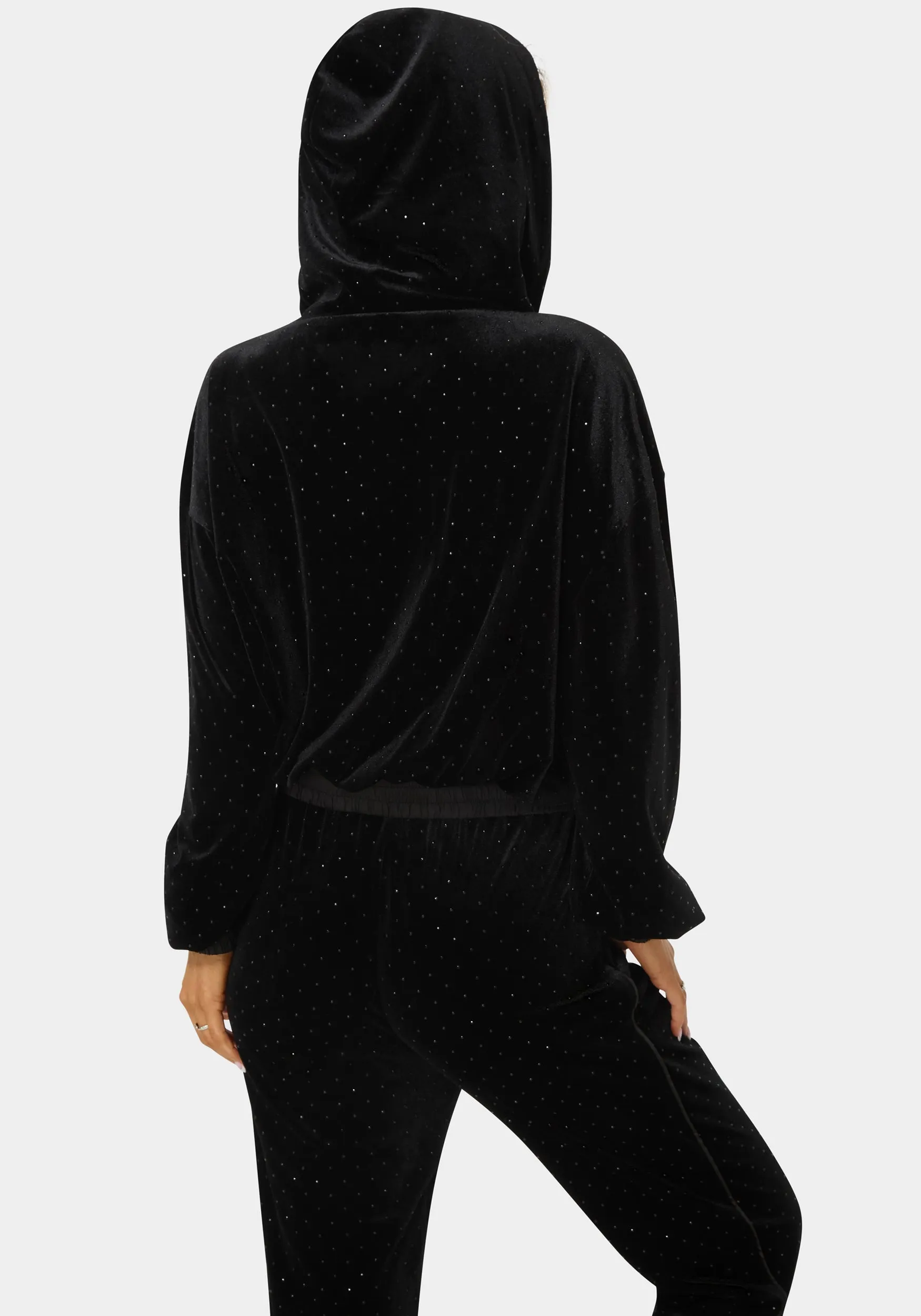 Embellished Zip Up Hoodie sold by Bebe product image thumbnail 4