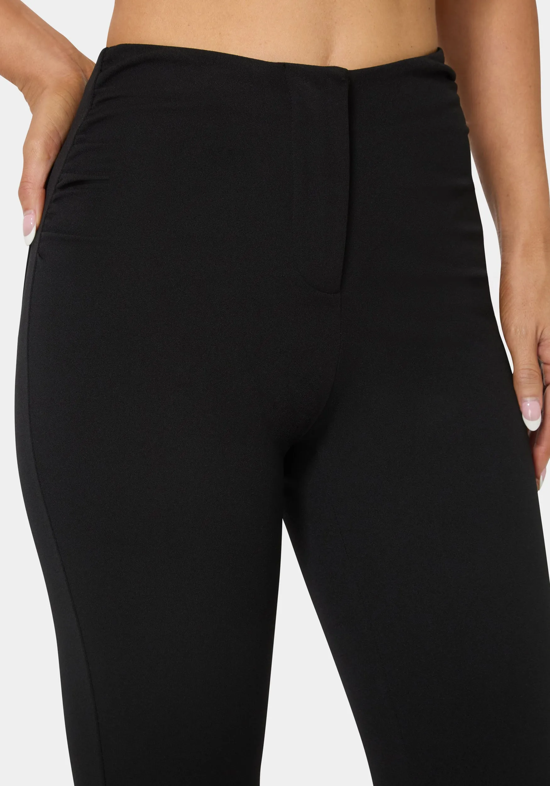 High Waist Stretch Mini Bootcut Pant sold by Bebe product image thumbnail 5