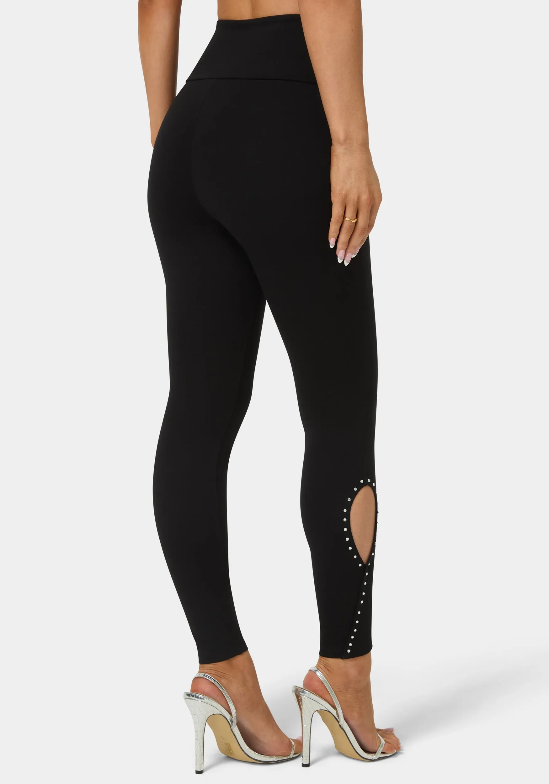 High Waist Rhinestone Legging sold by Bebe product image thumbnail 3
