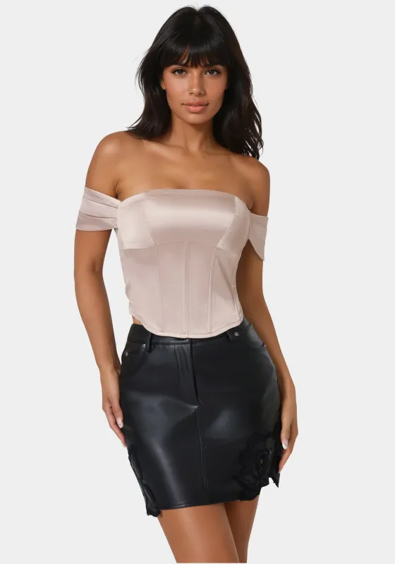 Off Shoulder Corset sold by Bebe