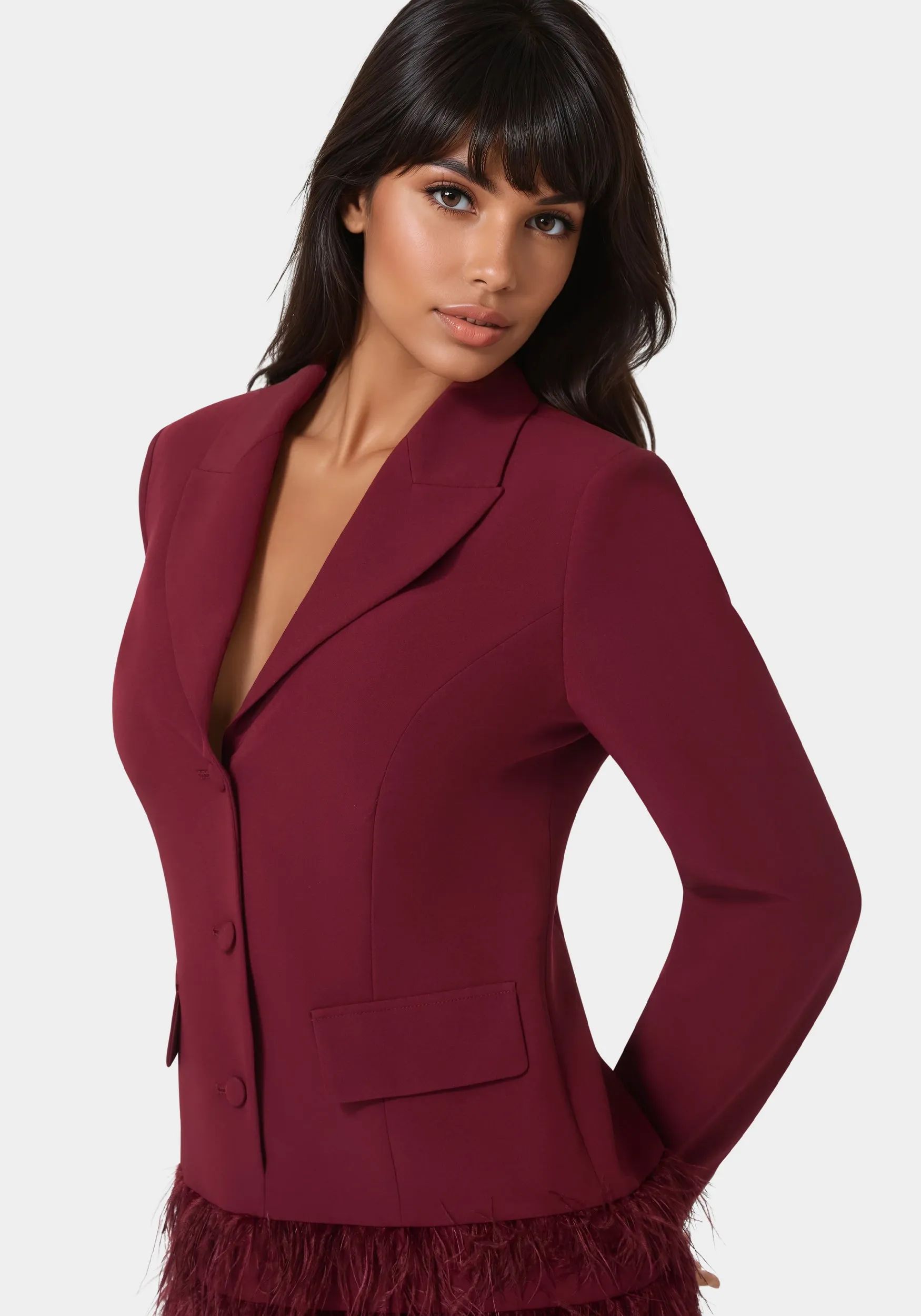 Feather Blazer Dress sold by Bebe product image thumbnail 4