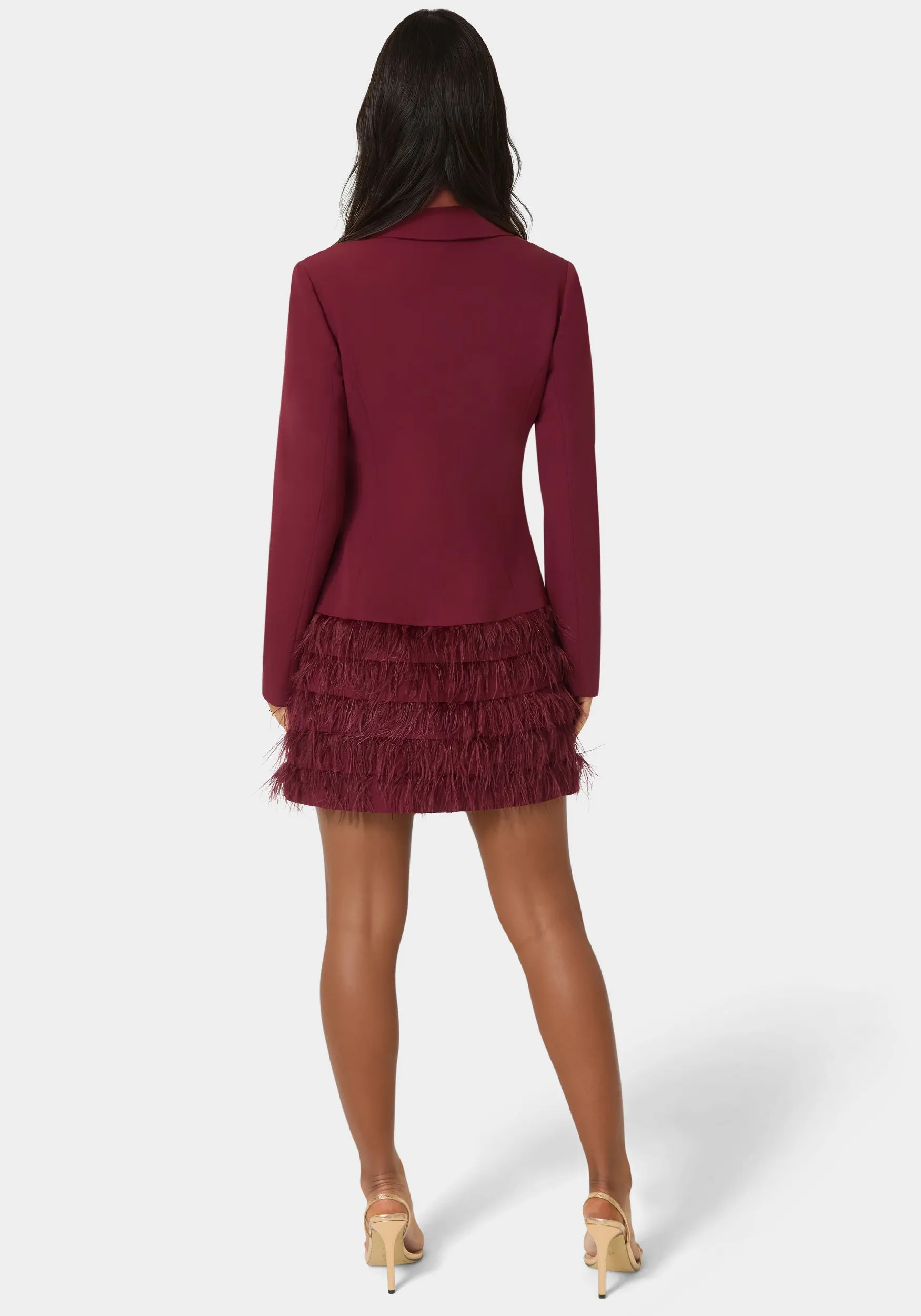 Feather Blazer Dress sold by Bebe product image thumbnail 3