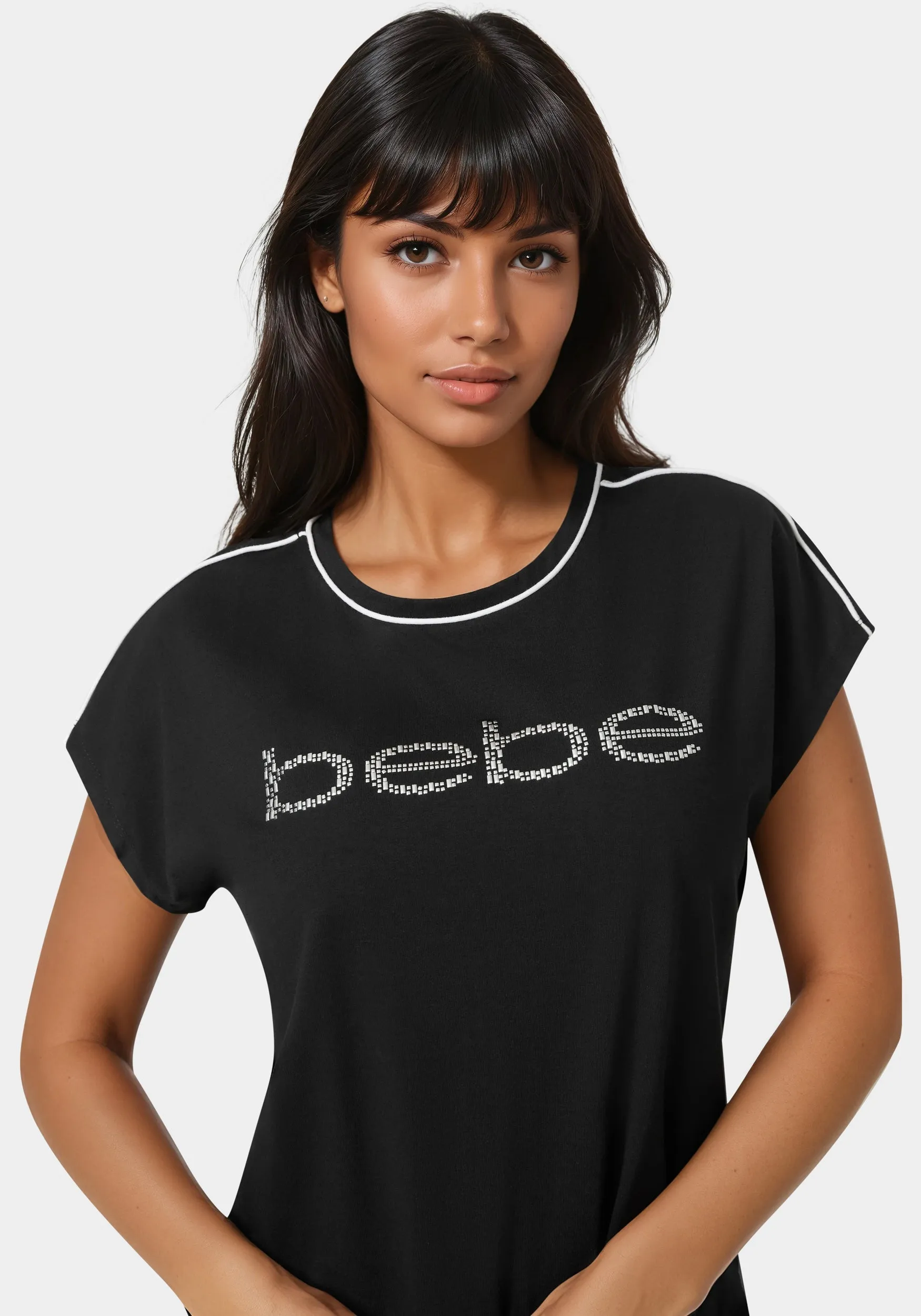 Crew Neck Logo Tee sold by Bebe product image thumbnail 4
