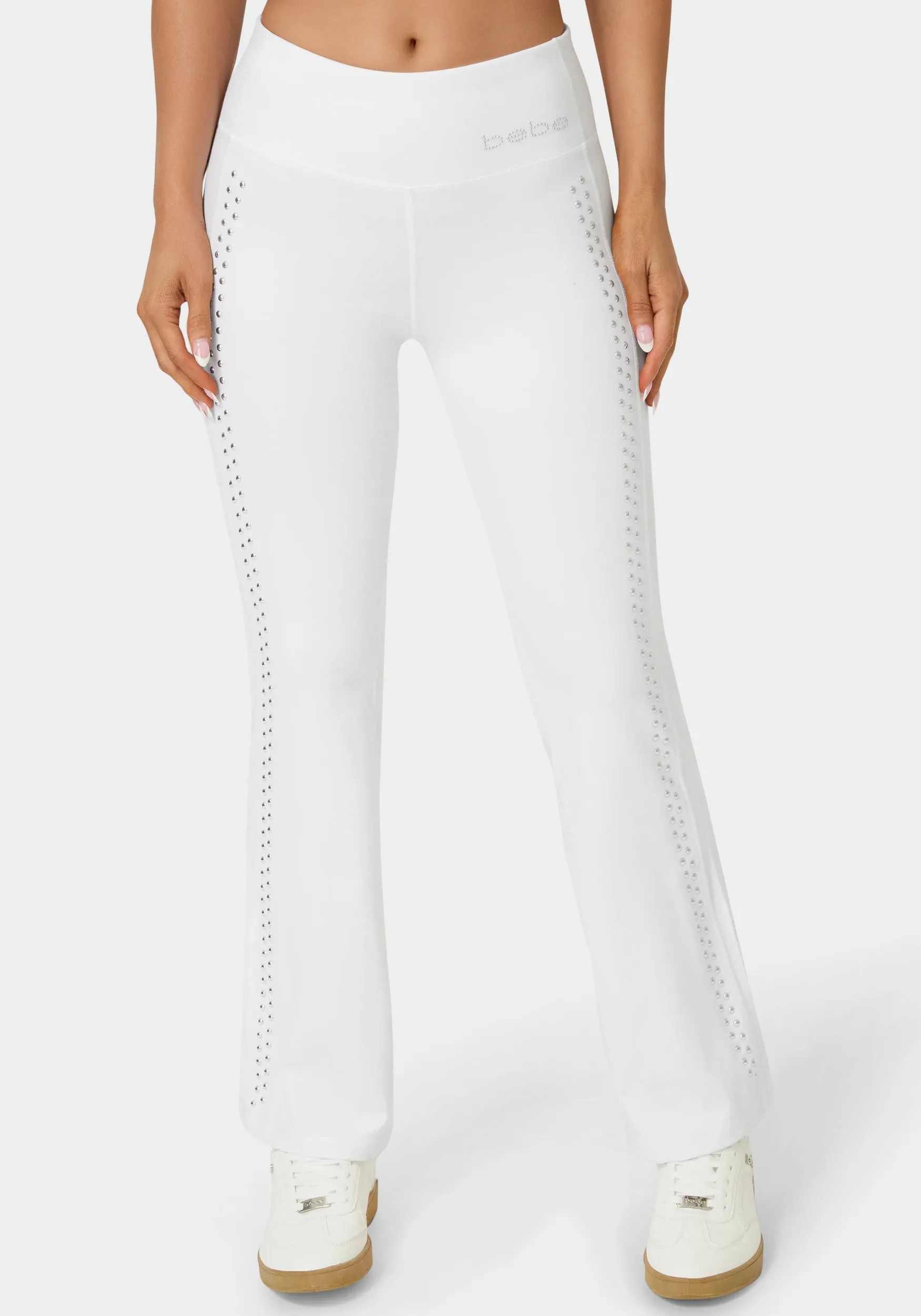 Dome Studded Performance Yoga Pant sold by Bebe