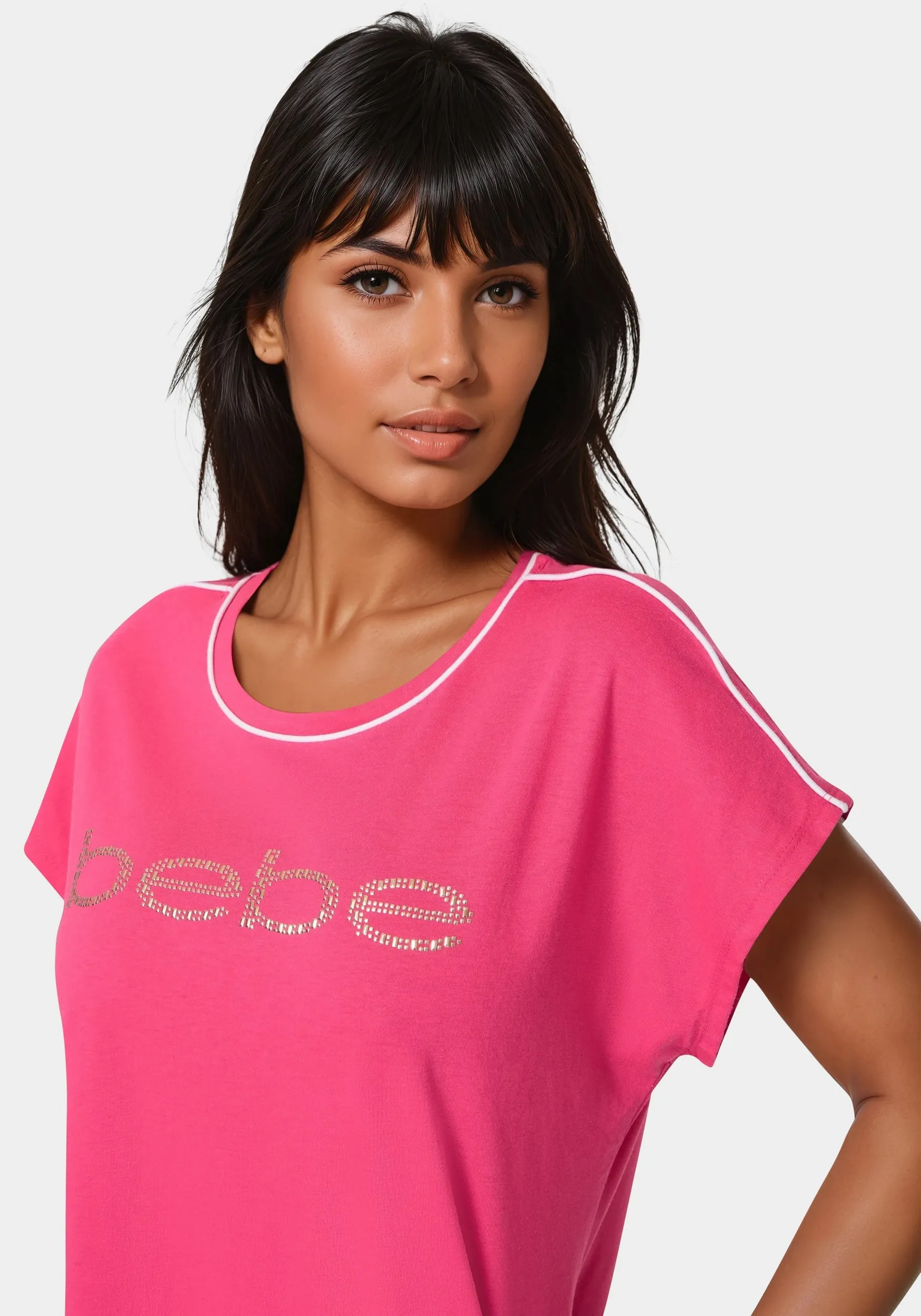 Crew Neck Logo Tee sold by Bebe product image thumbnail 4