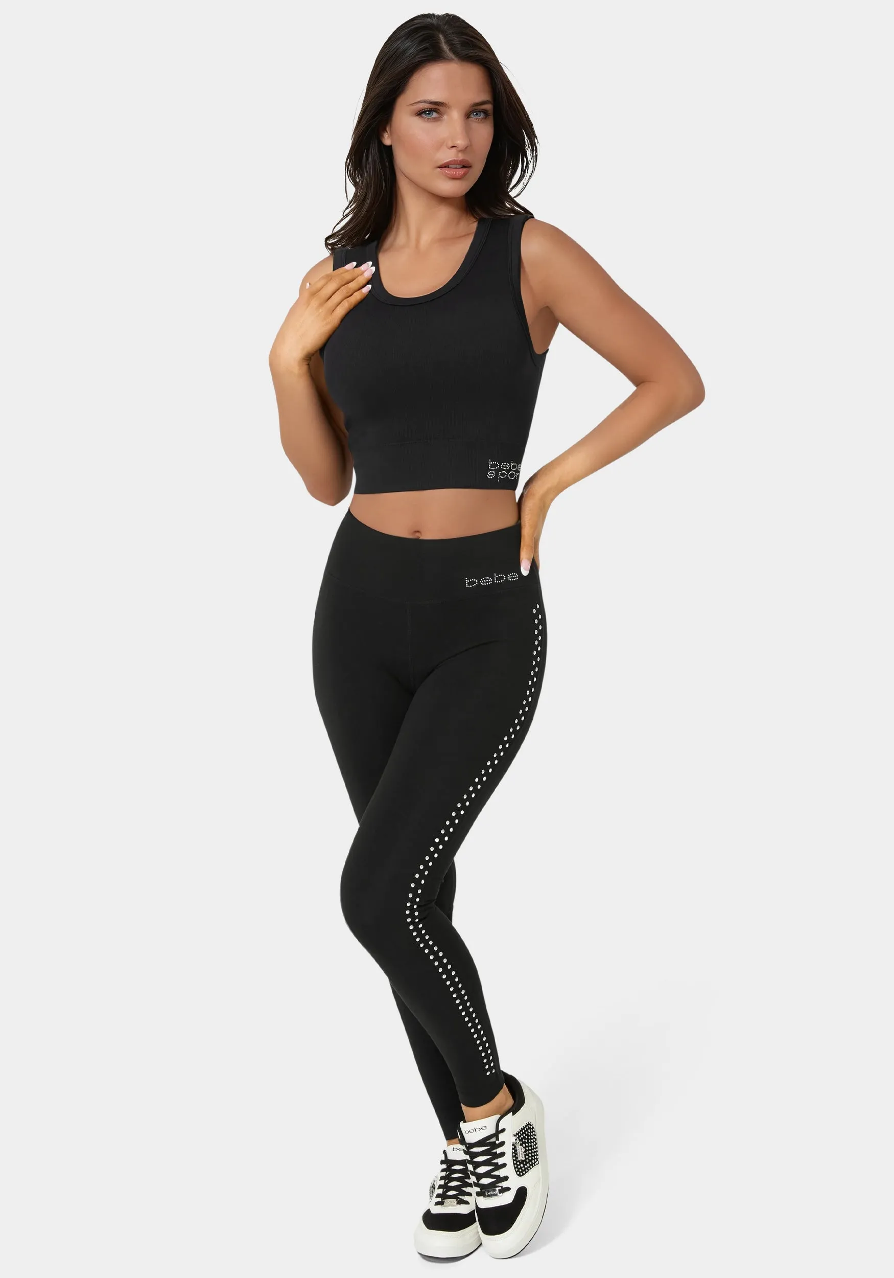 Dome Studded Performance Legging sold by Bebe product image thumbnail 2