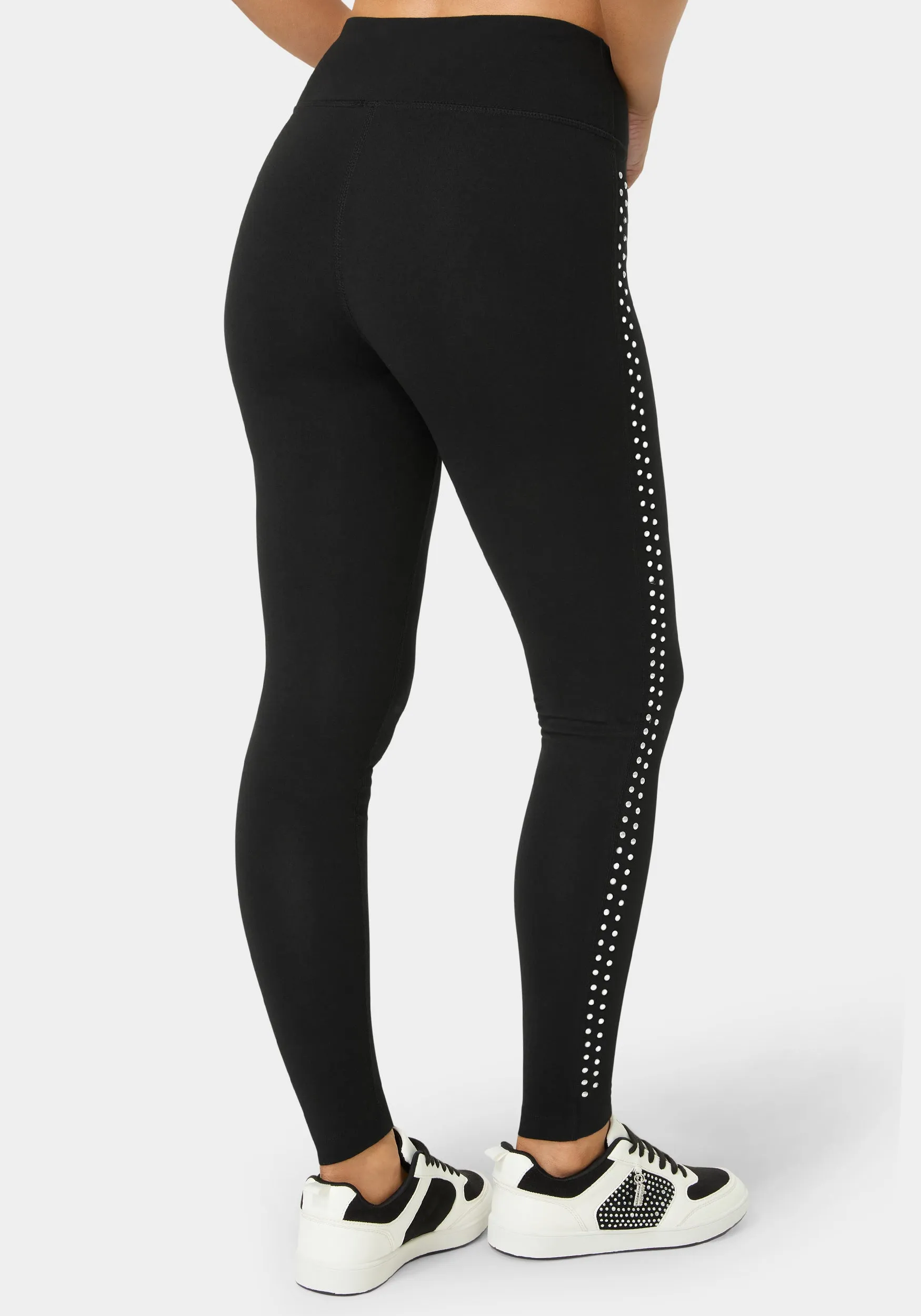 Dome Studded Performance Legging sold by Bebe product image thumbnail 3