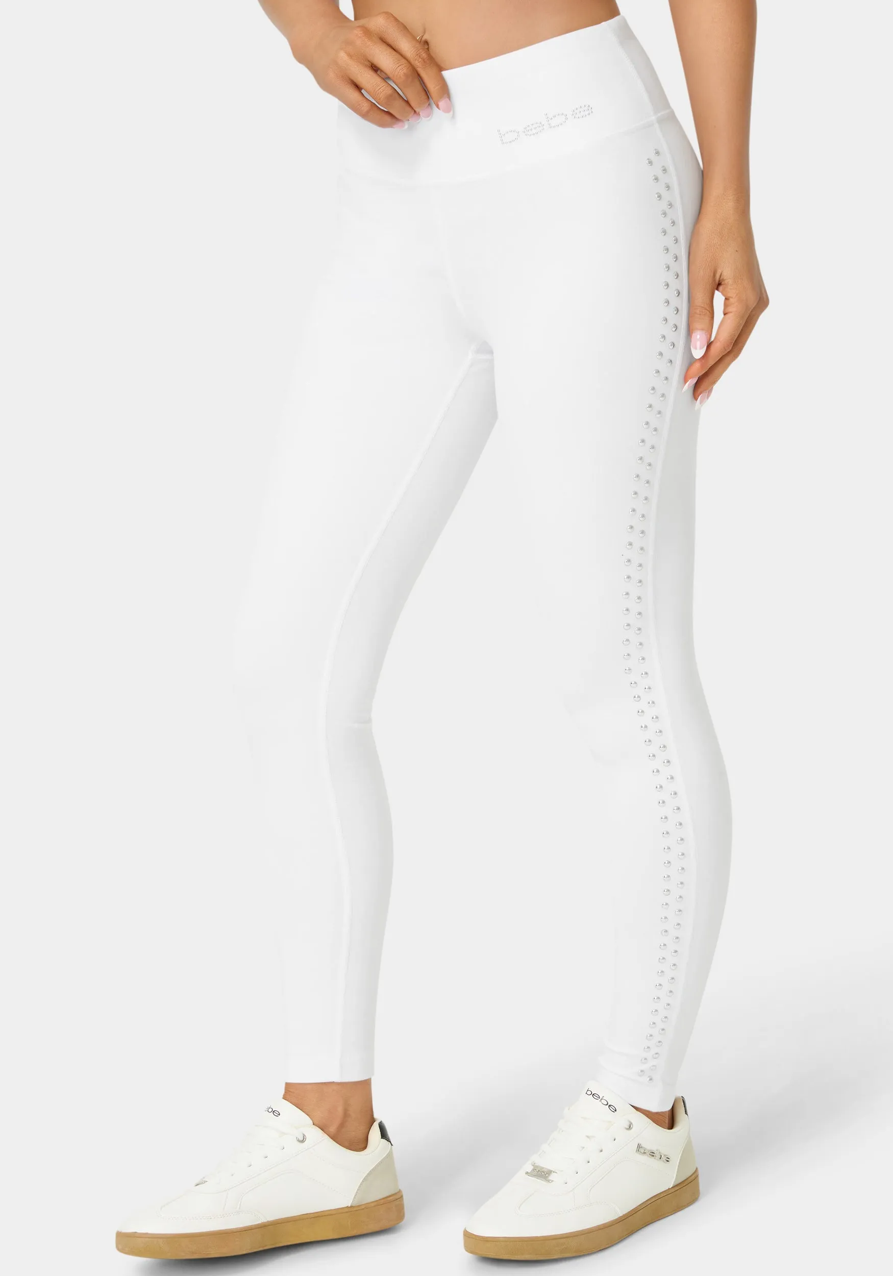 Dome Studded Performance Legging sold by Bebe