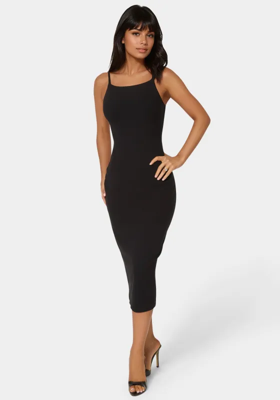 Square Neck Slim Maxi Dress made by Jump