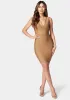 Double V Mini Bandage Dress sold by Bebe