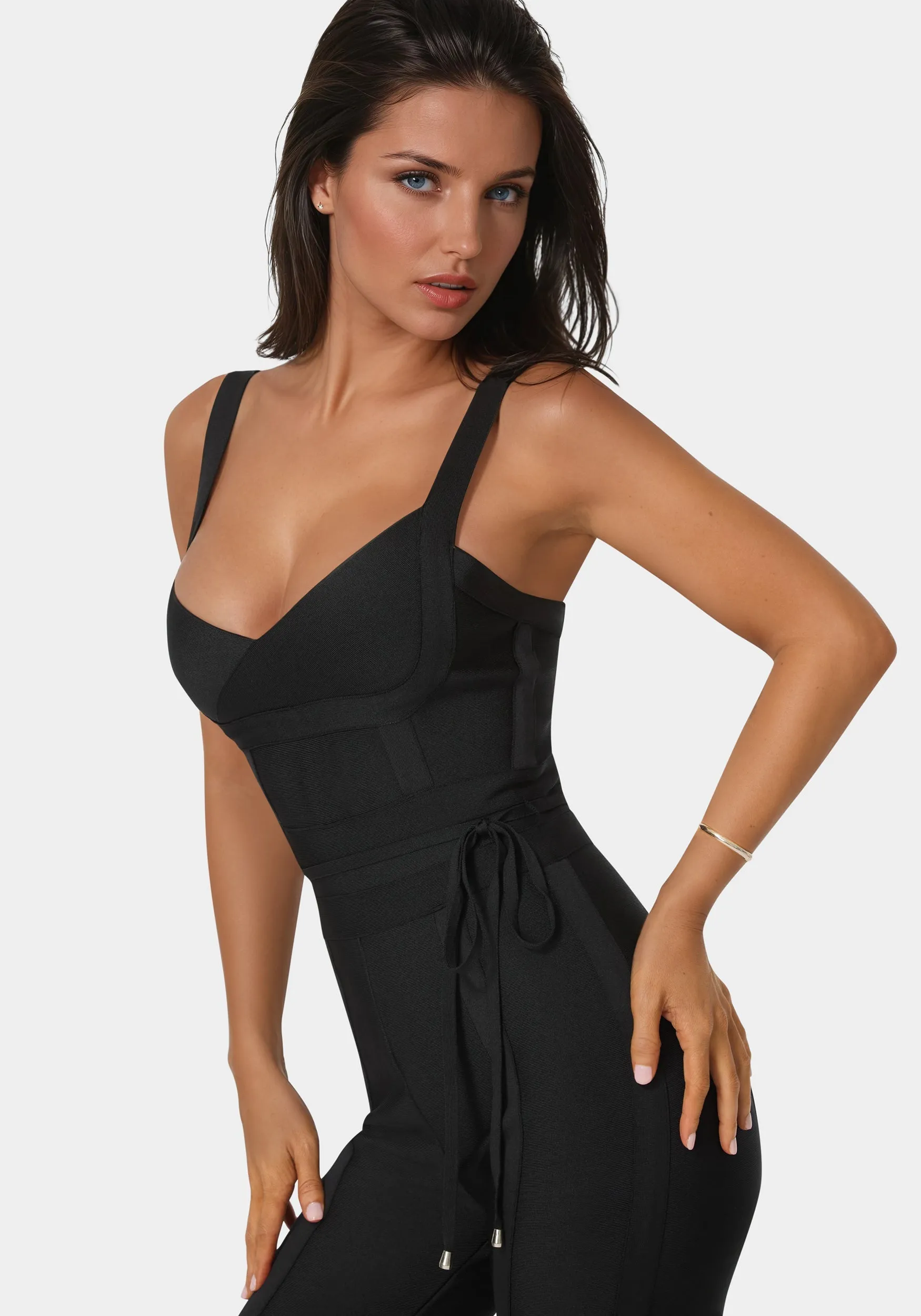 Bandage Knit Sleeveless Catsuit sold by Bebe product image thumbnail 3