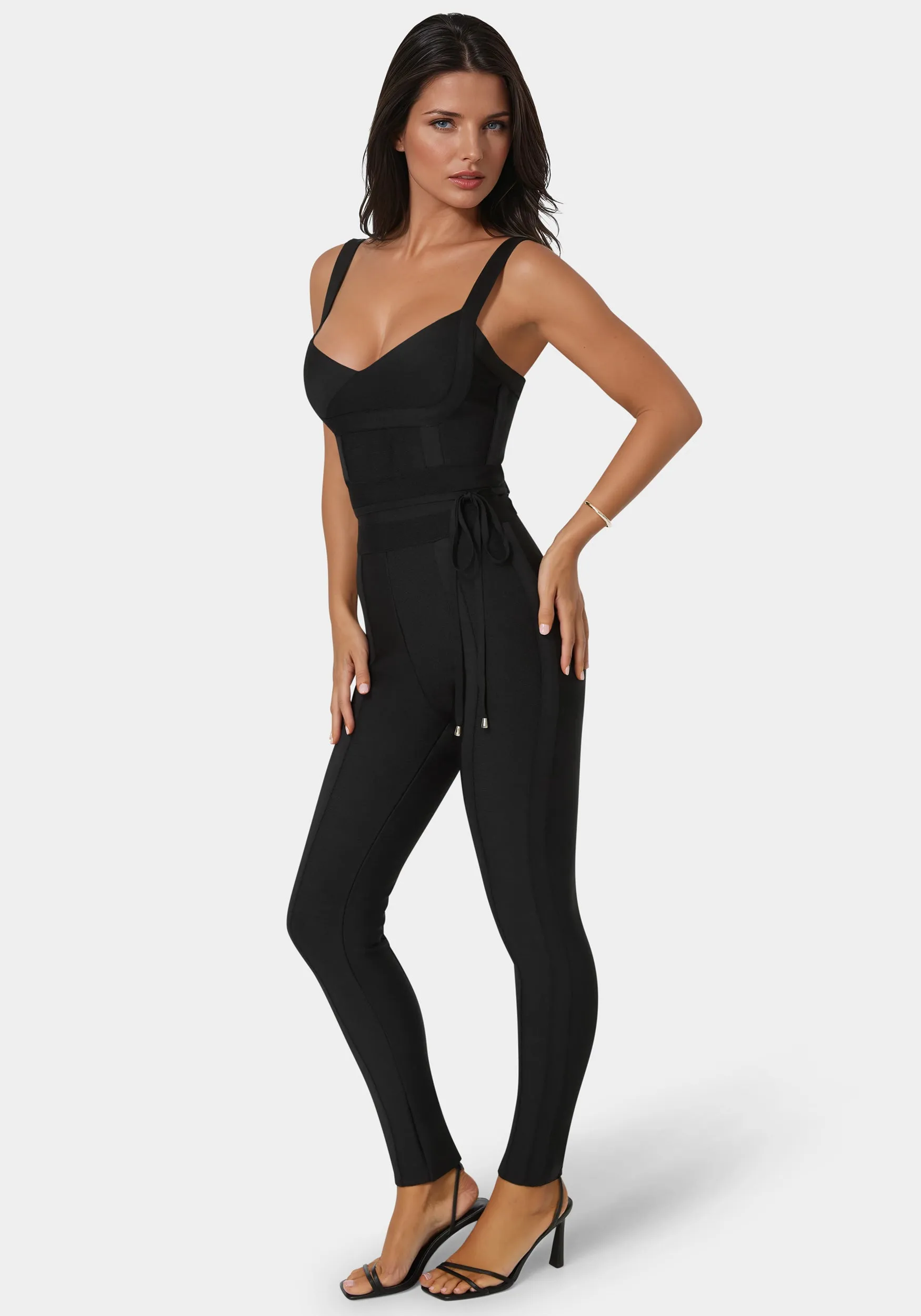 Bandage Knit Sleeveless Catsuit sold by Bebe product image thumbnail 4