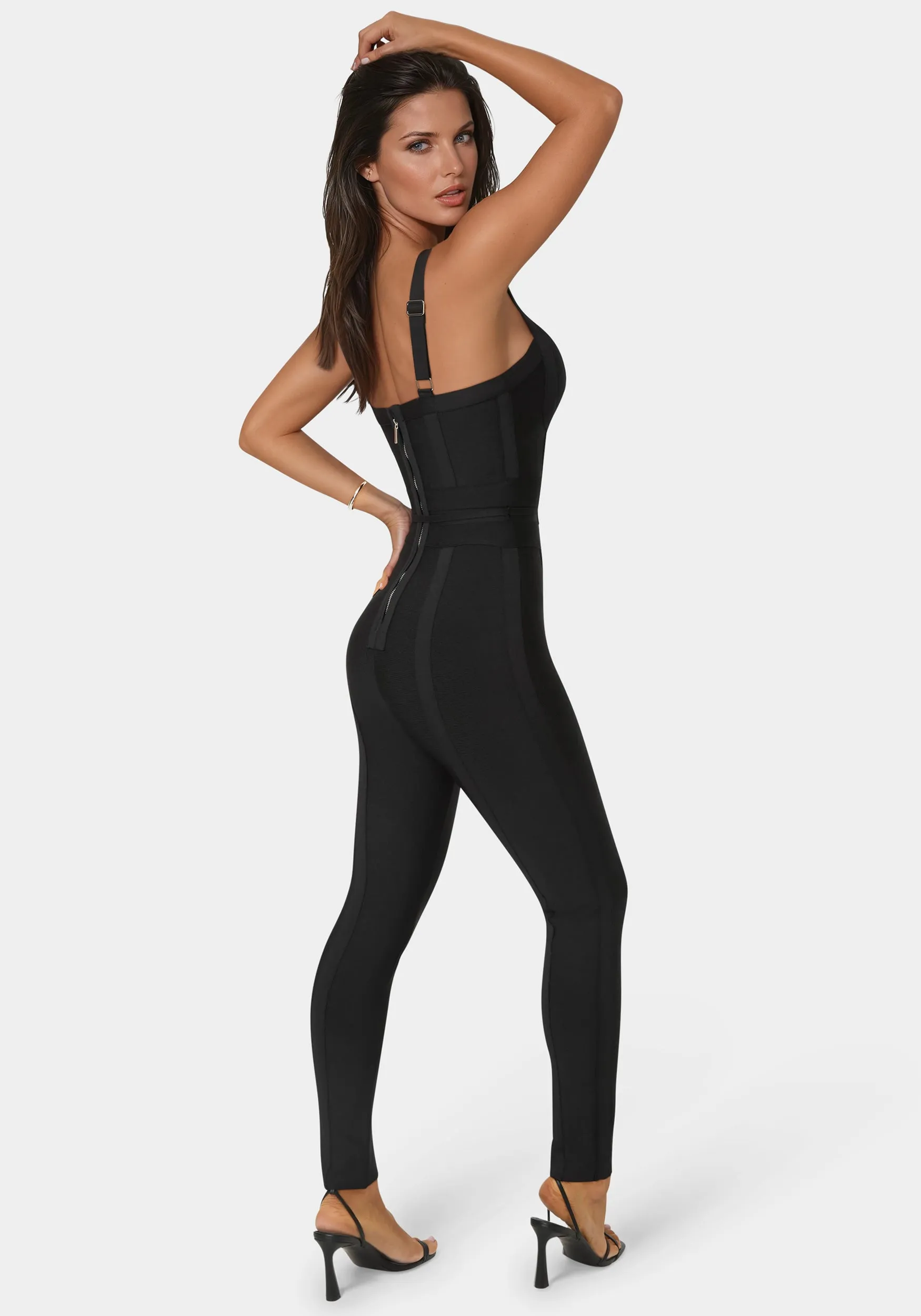 Bandage Knit Sleeveless Catsuit sold by Bebe product image thumbnail 2