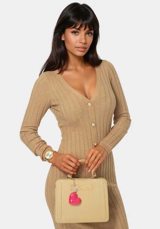 Watch & 'Hearts' Handbag Charm Set sold by Bebe