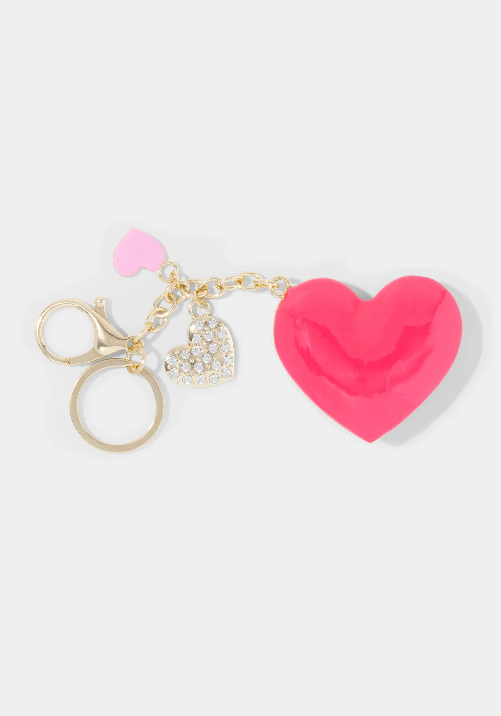 Watch & 'Hearts' Handbag Charm Set sold by Bebe product image thumbnail 4