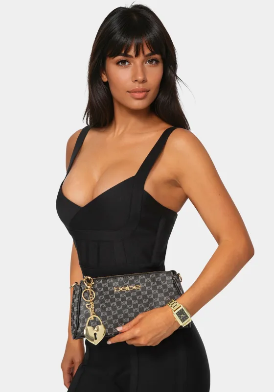 Watch & ' Lock & Key' Handbag Charm Box Set sold by Bebe