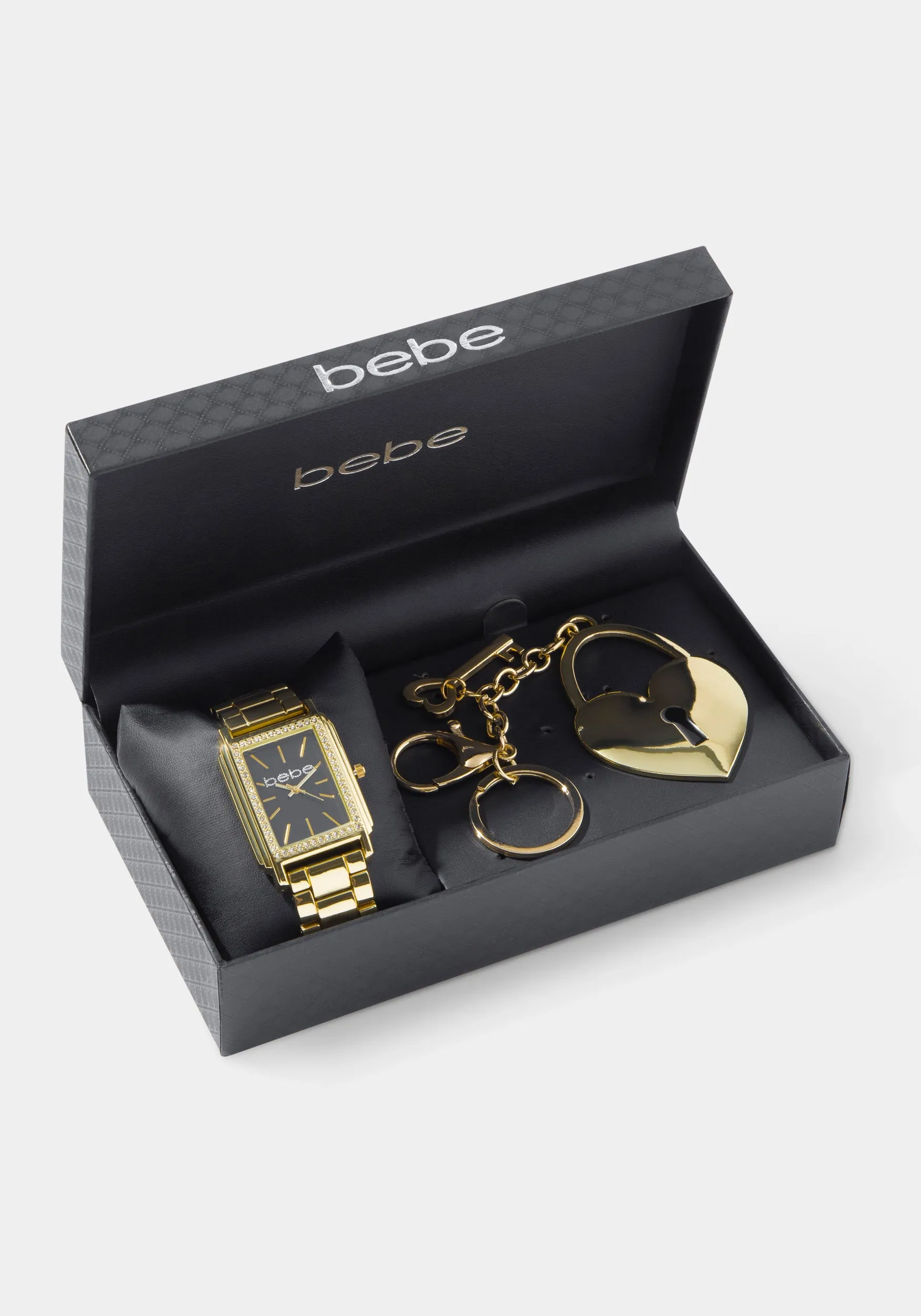 Watch & ' Lock & Key' Handbag Charm Box Set sold by Bebe product image thumbnail 5