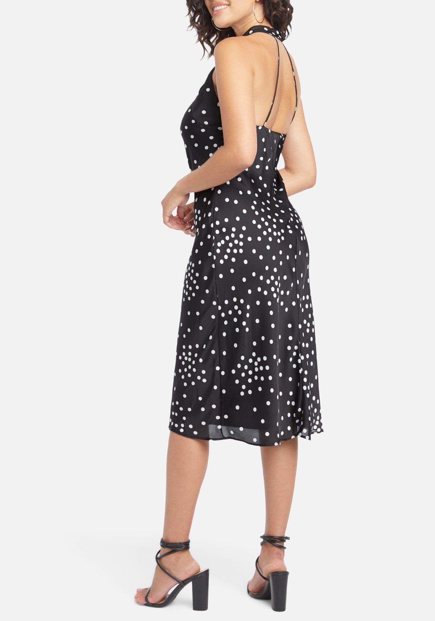 Polka Dot Halter Midi sold by Bebe product image thumbnail 3