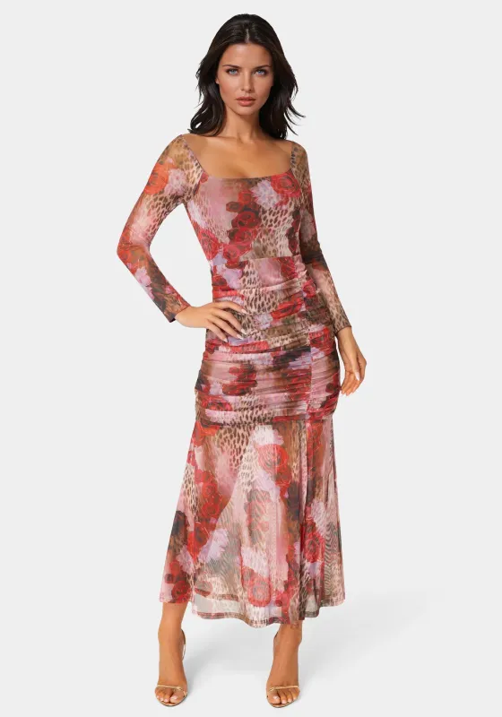 Mesh Open Back Midi sold by Bebe