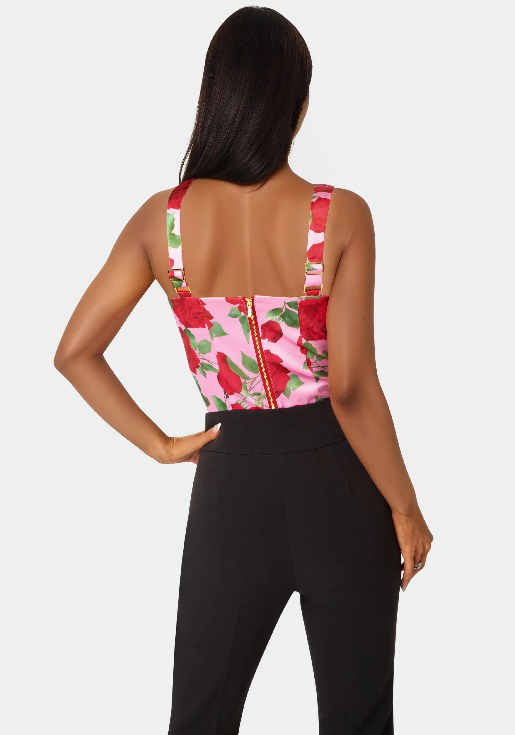 Front Drape Corset Top sold by Bebe product image thumbnail 2
