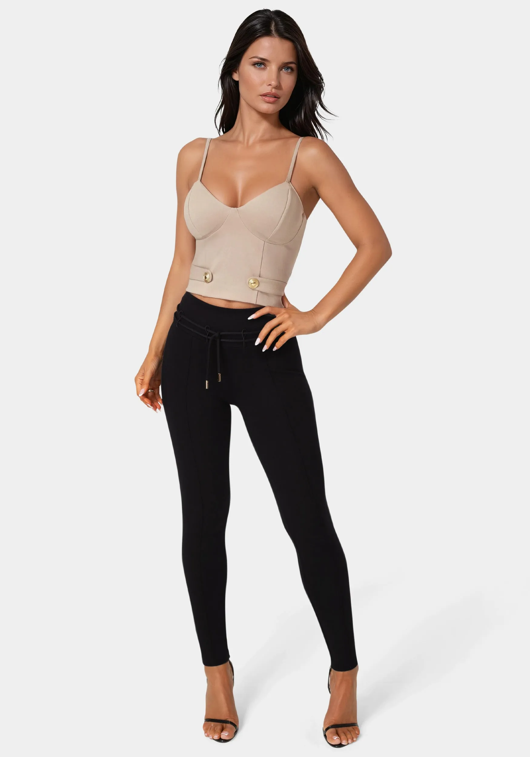 High Waist Thin Belts Legging sold by Bebe product image thumbnail 2