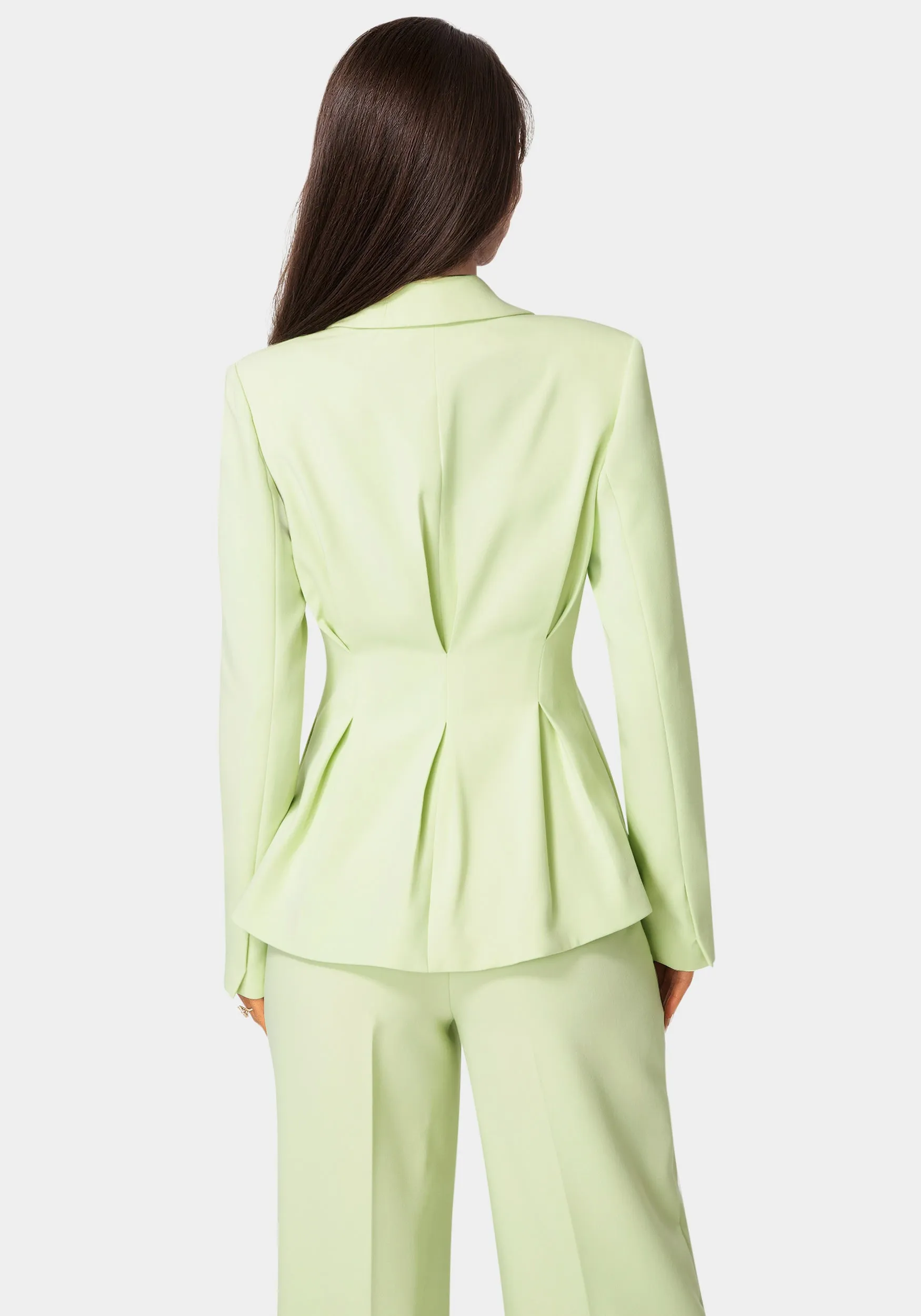 Tailored Pleat Details Blazer sold by Bebe product image thumbnail 3