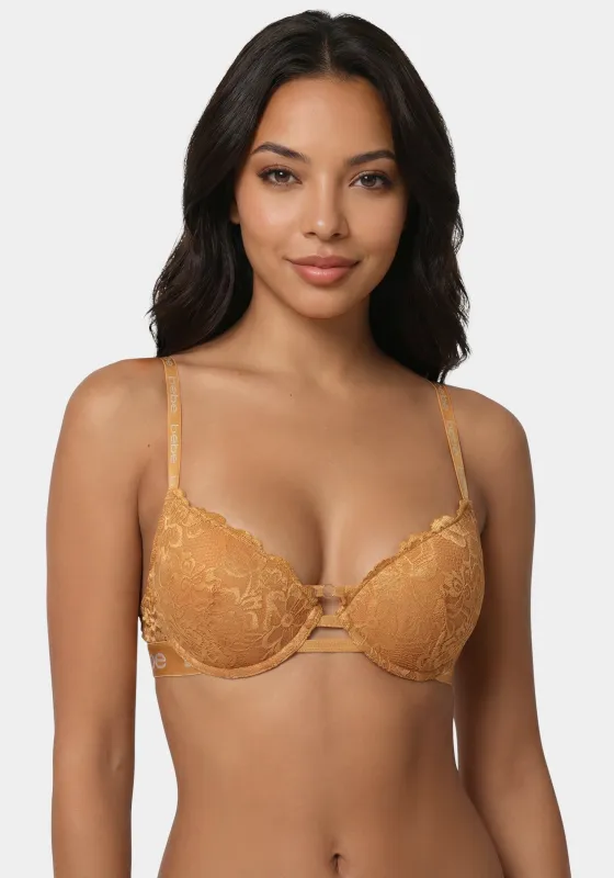 2Pack Push Up Padded Lace Plunge Bras made by Bebe