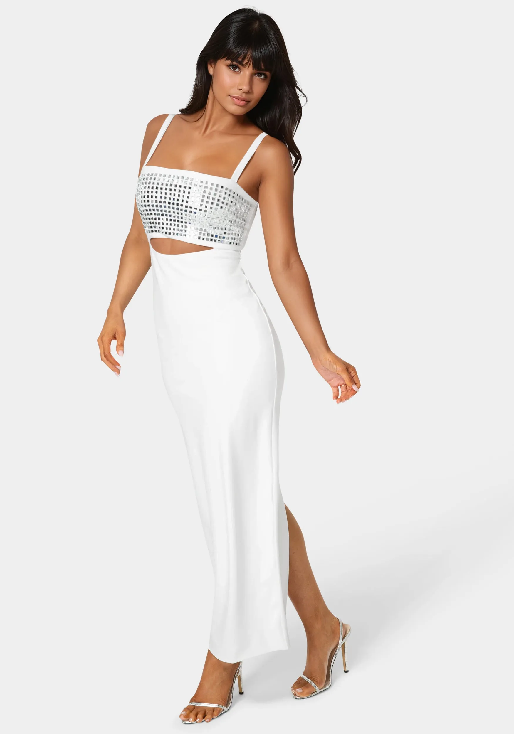 Embellished Strapless Column Maxi Dress sold by Bebe product image thumbnail 2