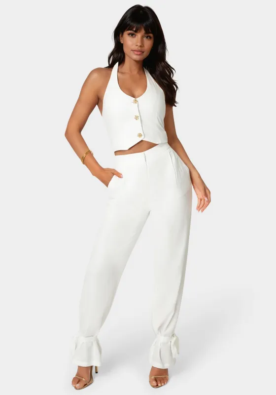 Tailored Vest Style Halter Jumpsuit made by TC