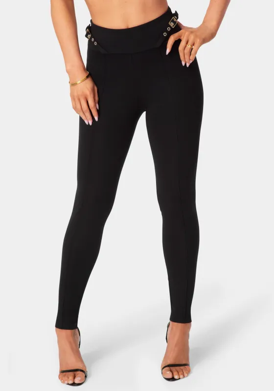 High Waist Belted Legging sold by Bebe