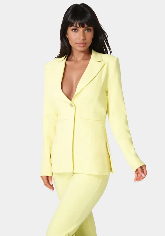 Tailored Fitted Waist Blazer sold by Bebe