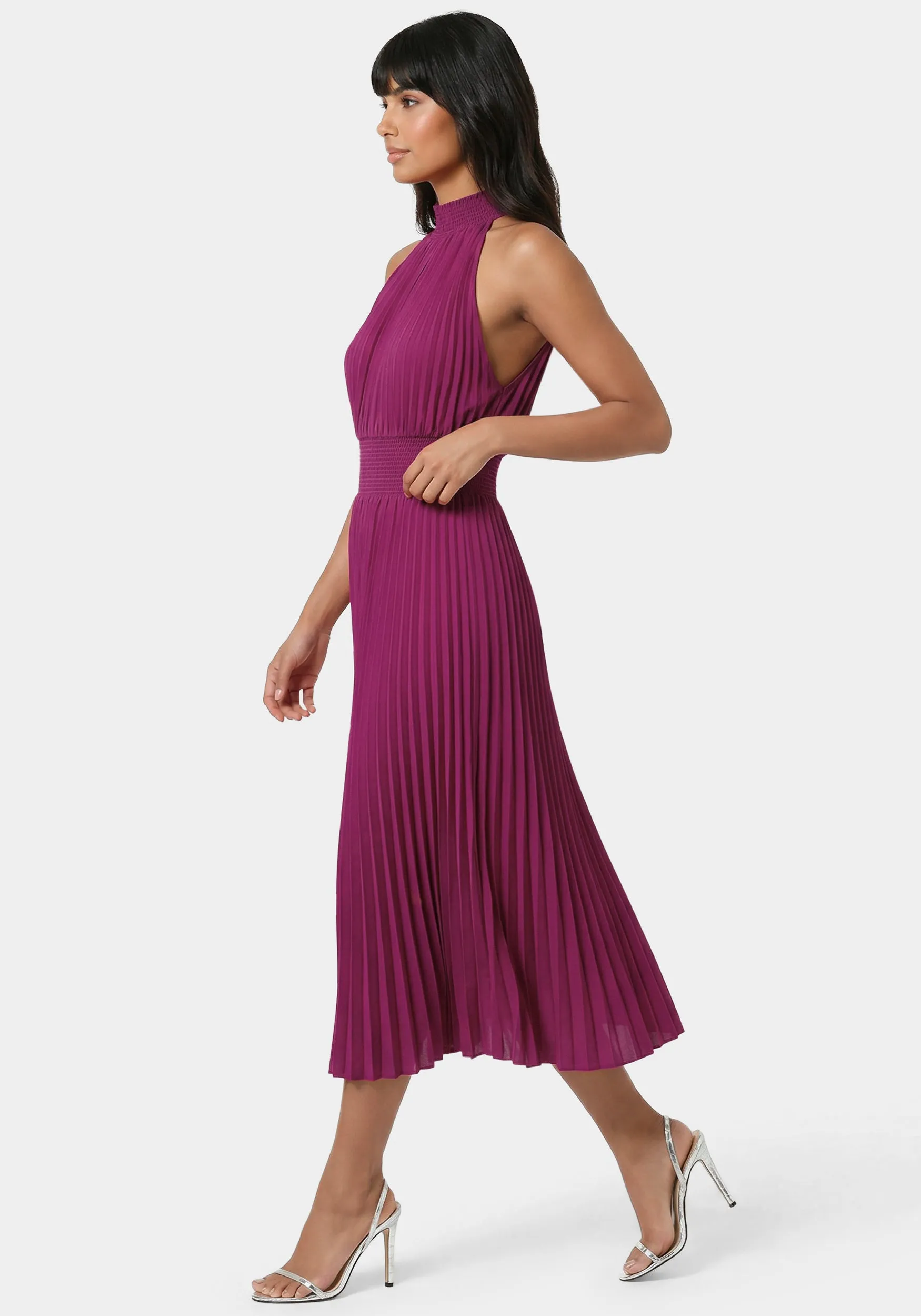 Sleeveless Pleated Dress sold by Bebe product image thumbnail 4