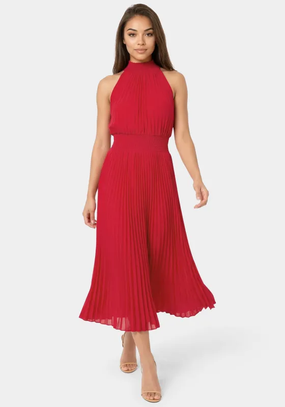 Sleeveless Pleated Dress sold by Bebe