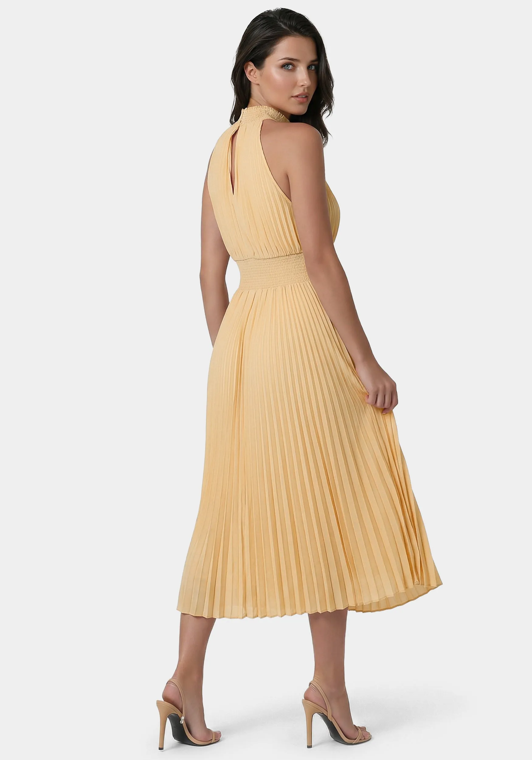 Sleeveless Pleated Dress sold by Bebe product image thumbnail 3