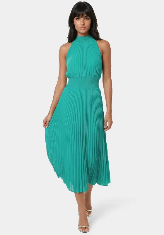 Sleeveless Pleated Dress sold by Bebe