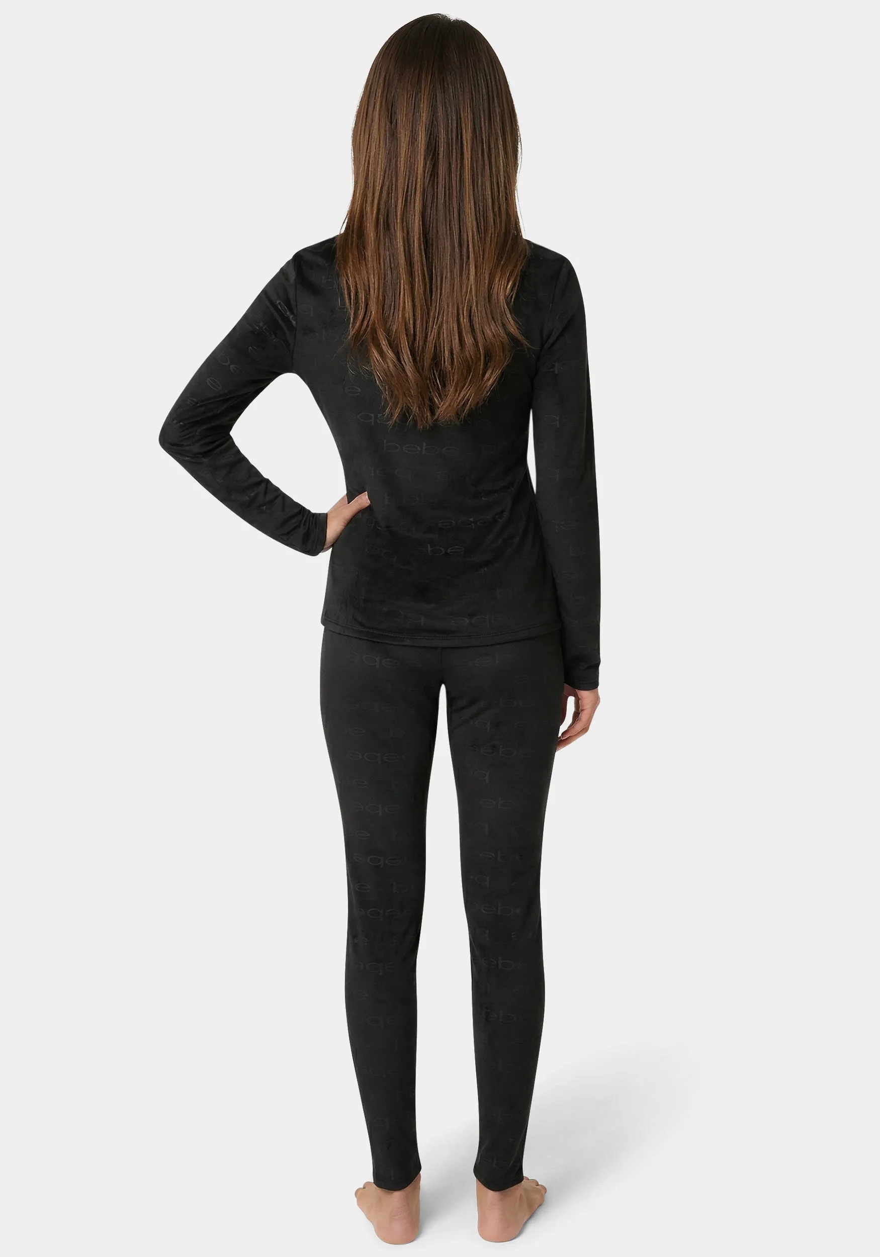 2pc Velour Bebe Louge Sleep Base Layer Set sold by Bebe product image thumbnail 5