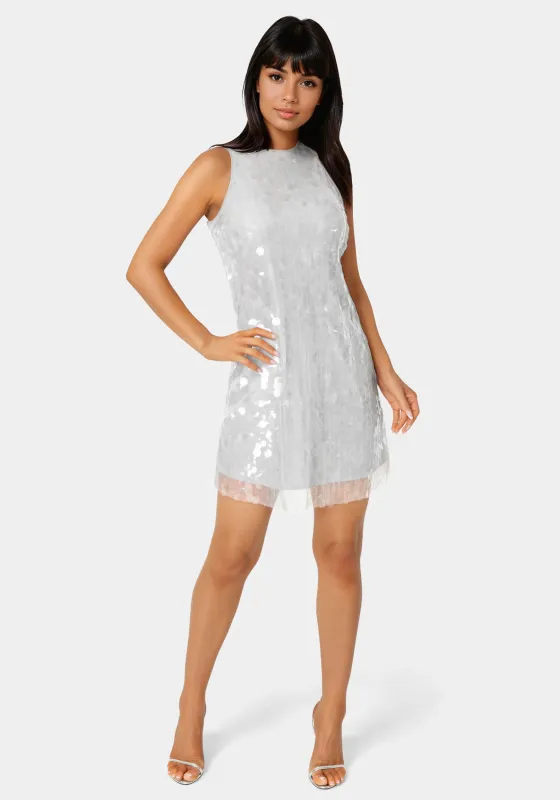 Clear Sequin Dress sold by Bebe