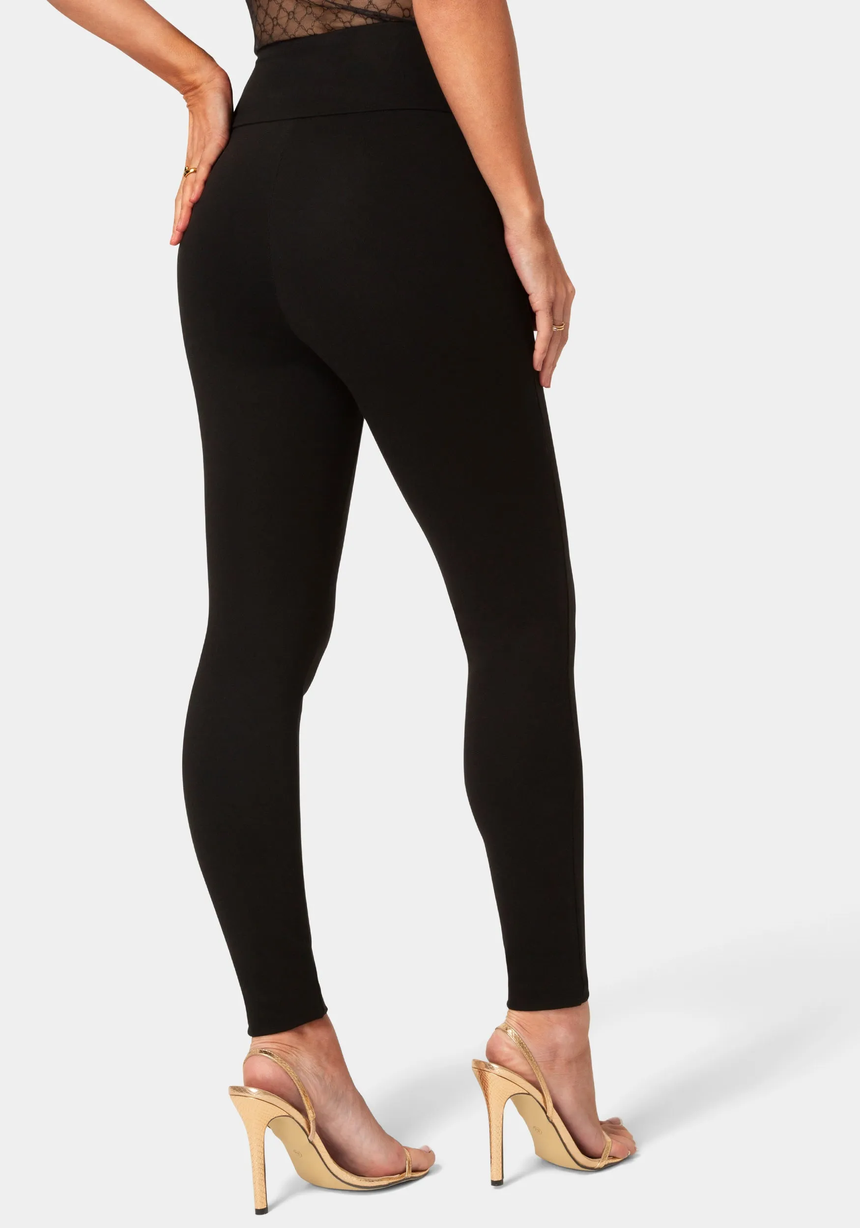 High Waisted Belted Legging sold by Bebe product image thumbnail 3