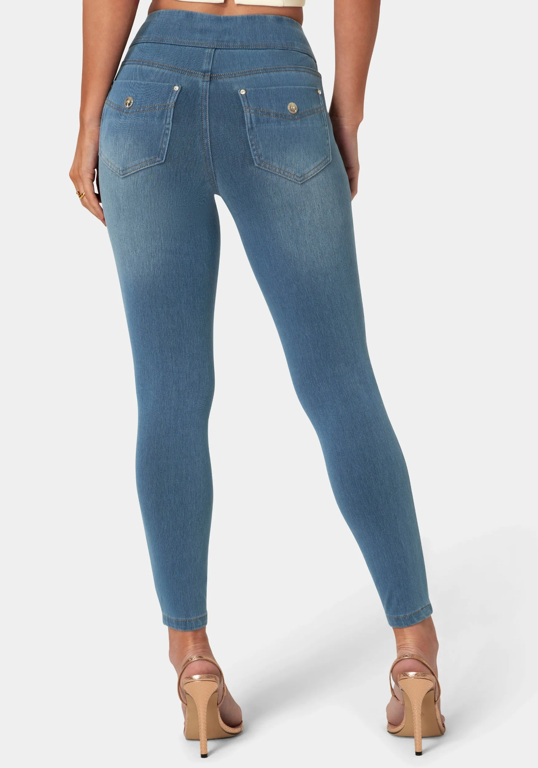 Back Flap Pocket Jegging sold by Bebe product image thumbnail 3