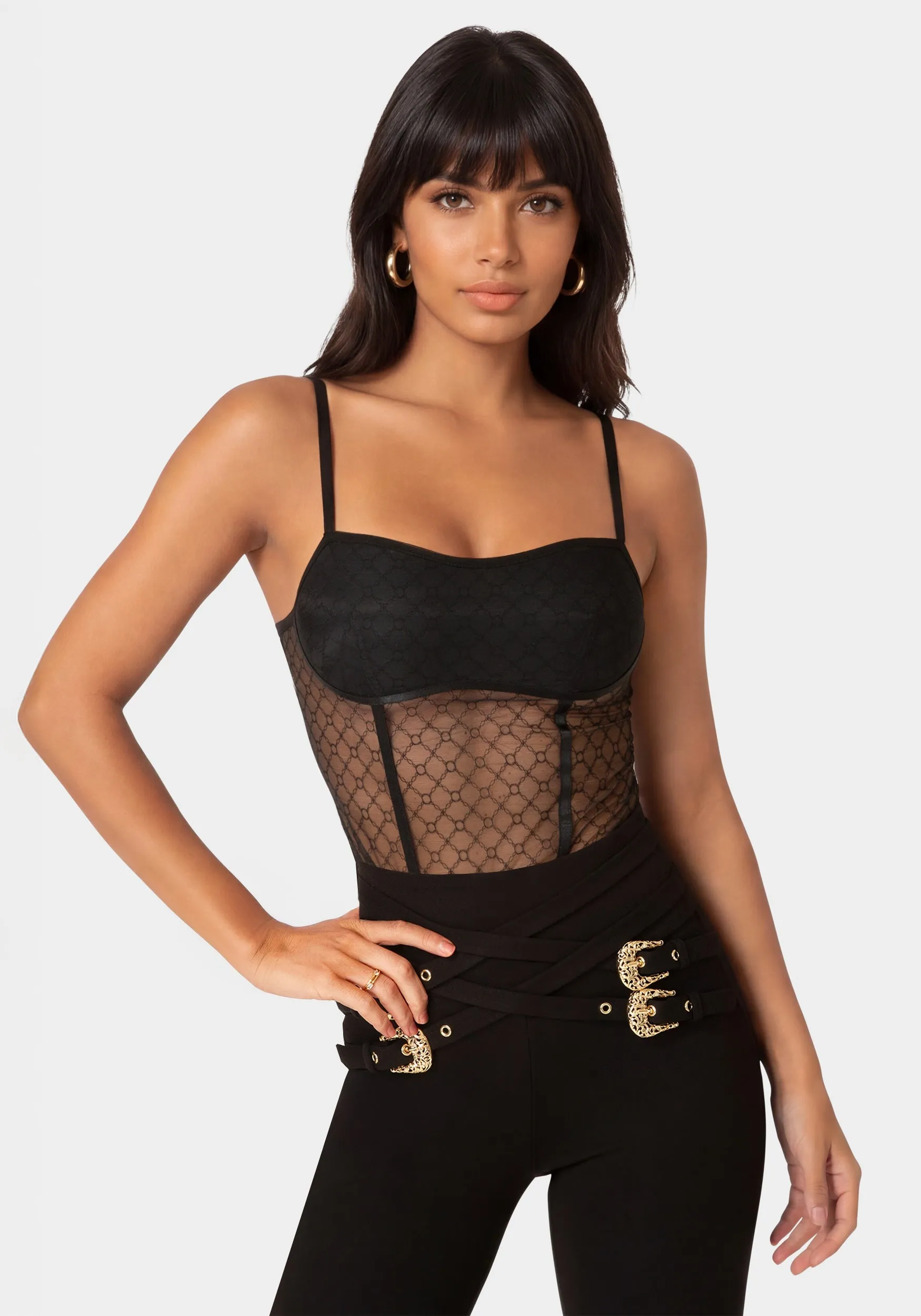 Monogram Mesh + Ity sold by Bebe product image thumbnail 2