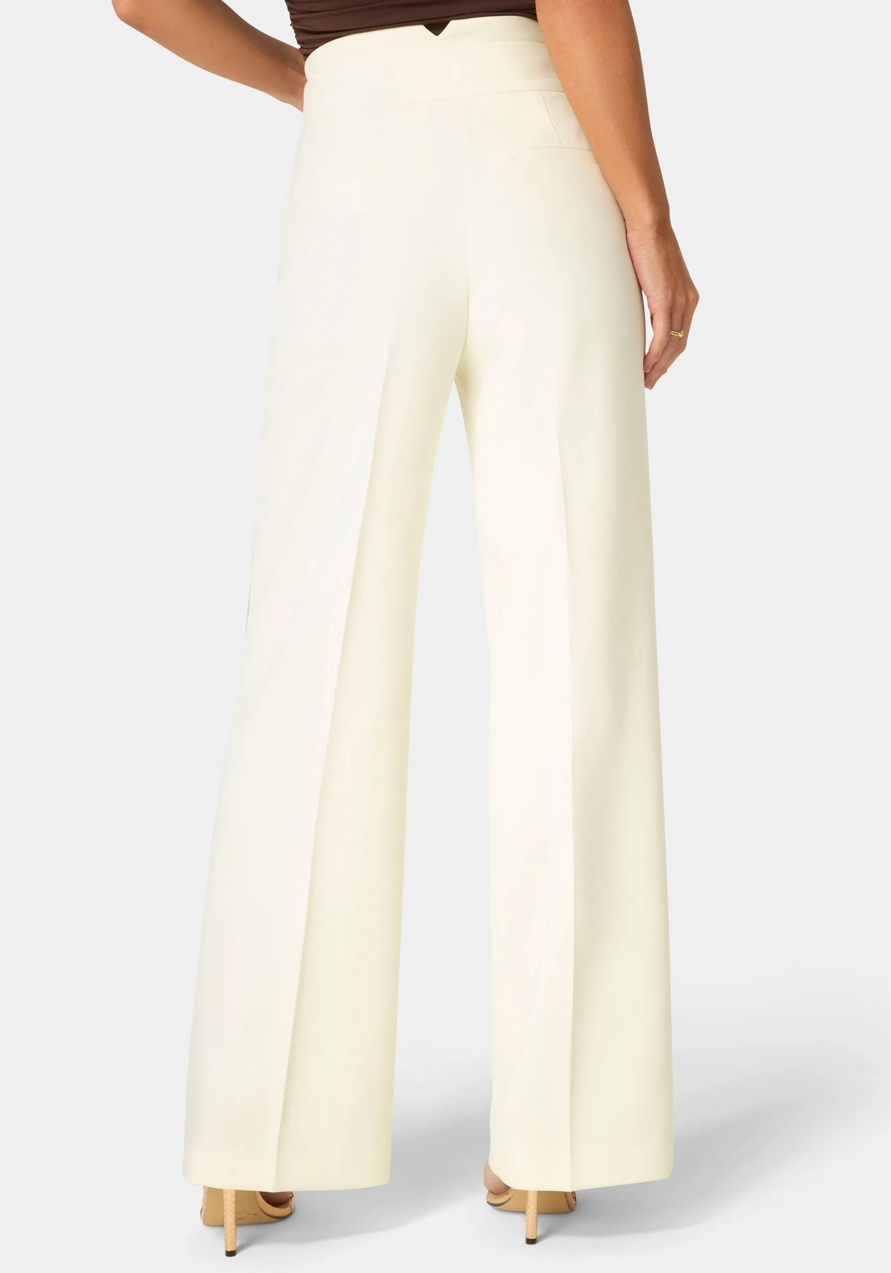 Tailored Straight Wide Leg Pant sold by Bebe product image thumbnail 4