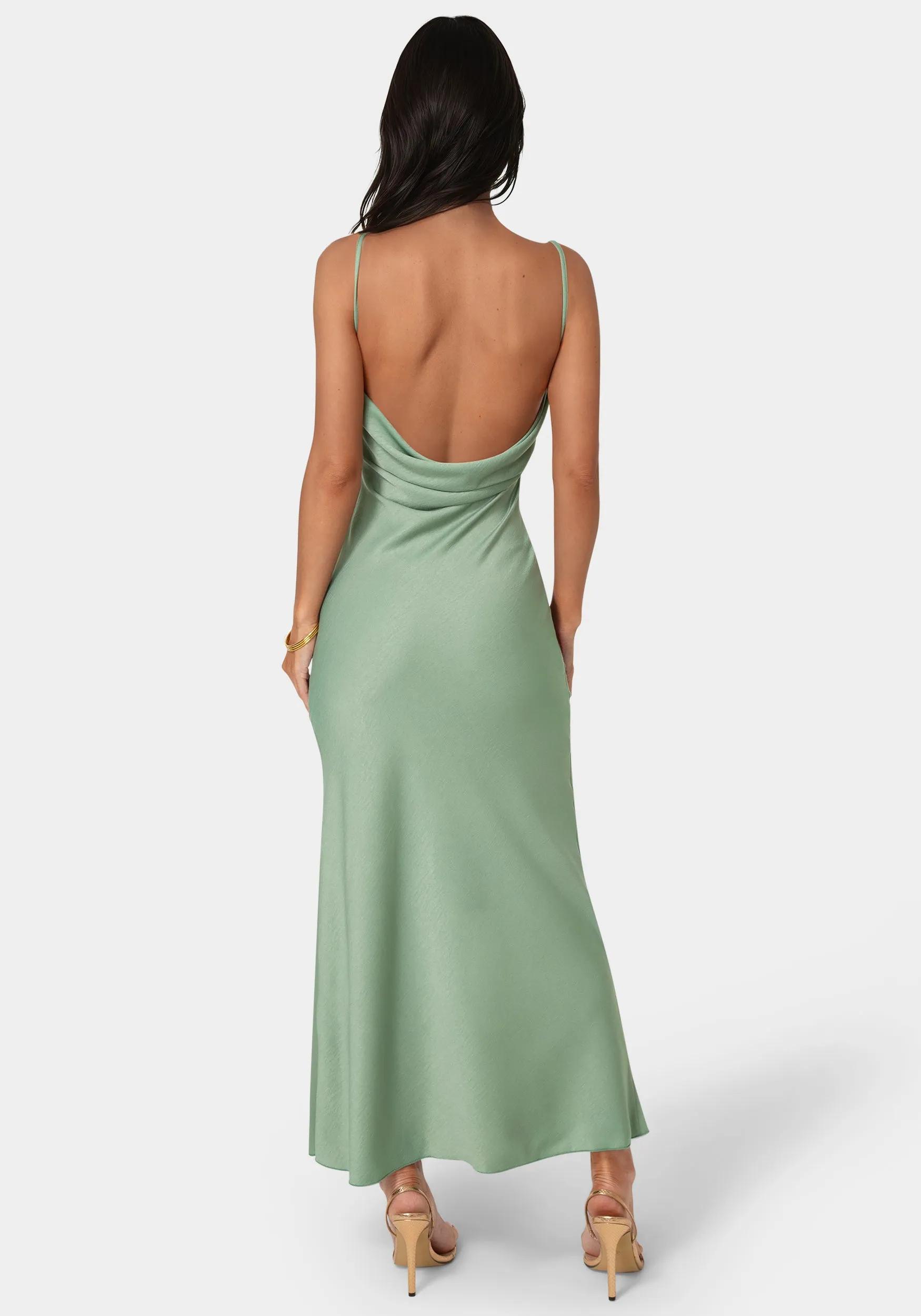Drape Back Maxi Dress sold by Bebe product image thumbnail 3