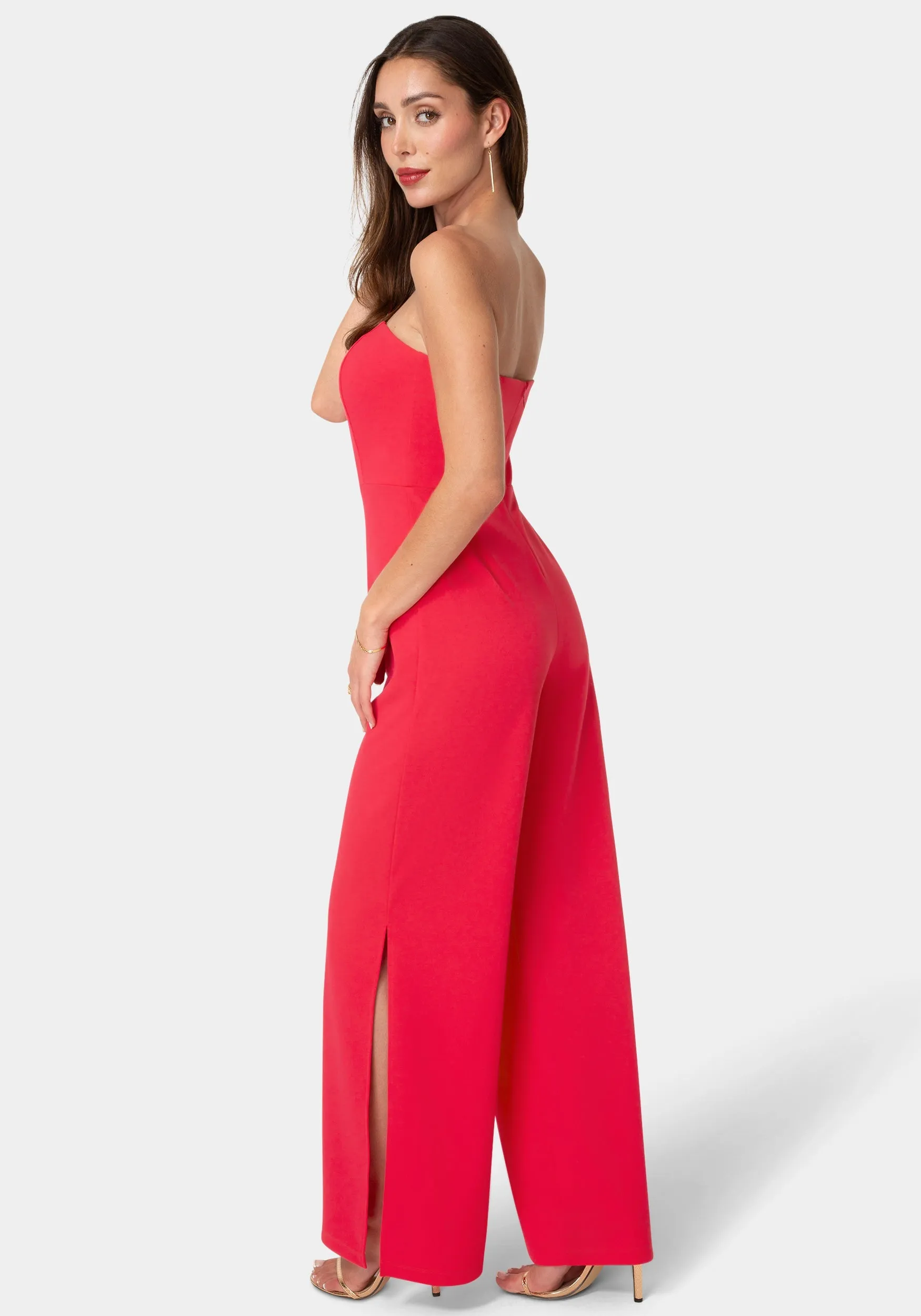 Strapless A-Line Jumpsuit sold by Bebe product image thumbnail 3